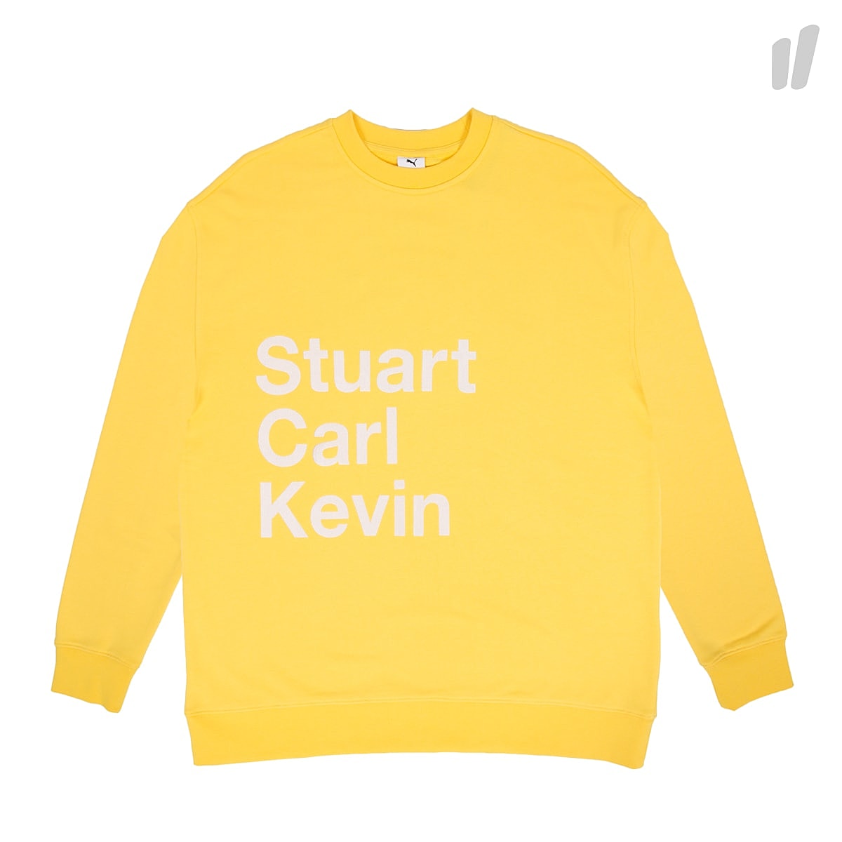 Puma Oversize Crew Sweatshirt Minion Yellow Sweatshirts 575417 80 | Overkill
