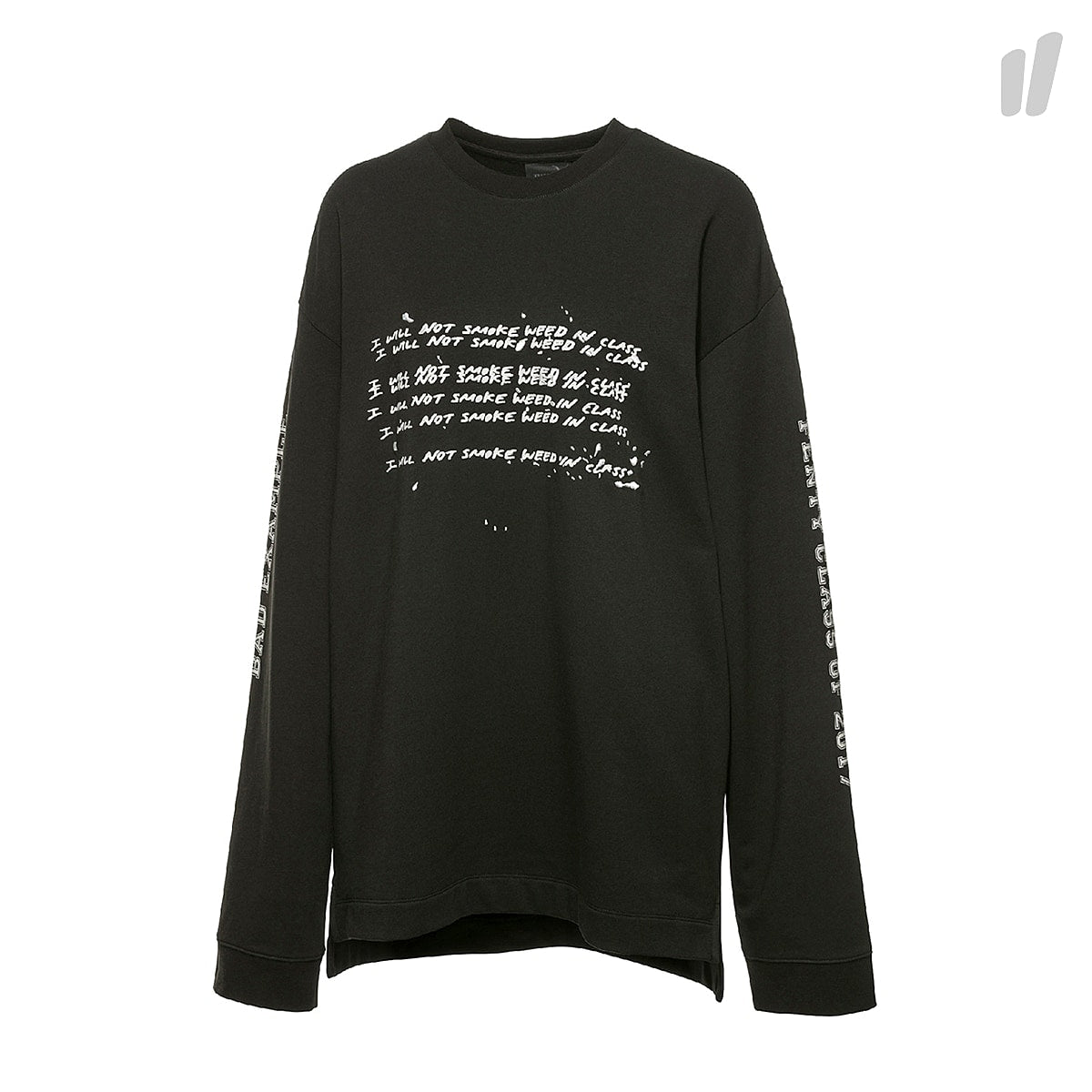 Puma Wmns LS Graphic Crew Neck Tee Cotton Black Longsleeves 575871 01 | Overkill