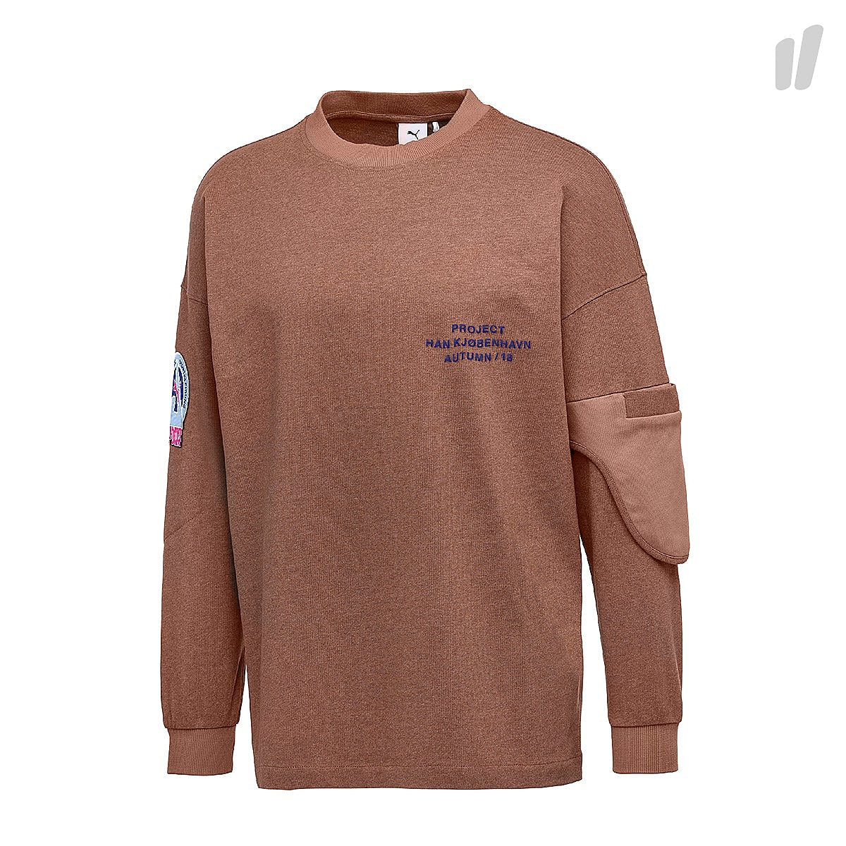 Puma HAN Longsleeve Almond Heather Longsleeves 576884 74 | Overkill