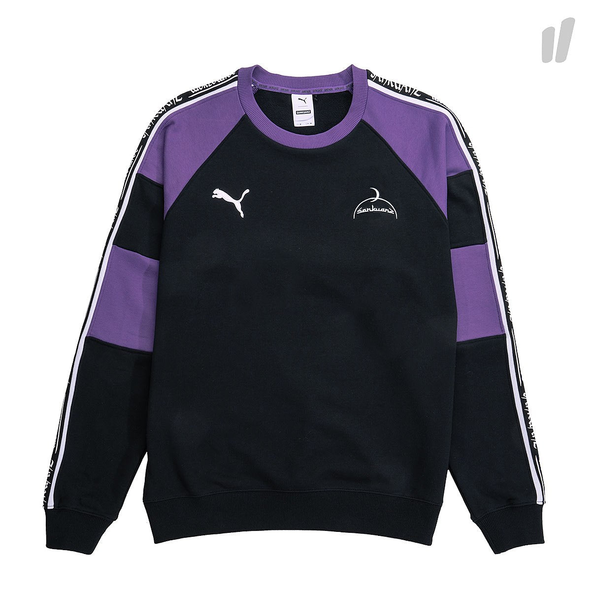 Puma Sankuanz x Puma Crew Cotton Black Sweatshirts 578623 01 | Overkill