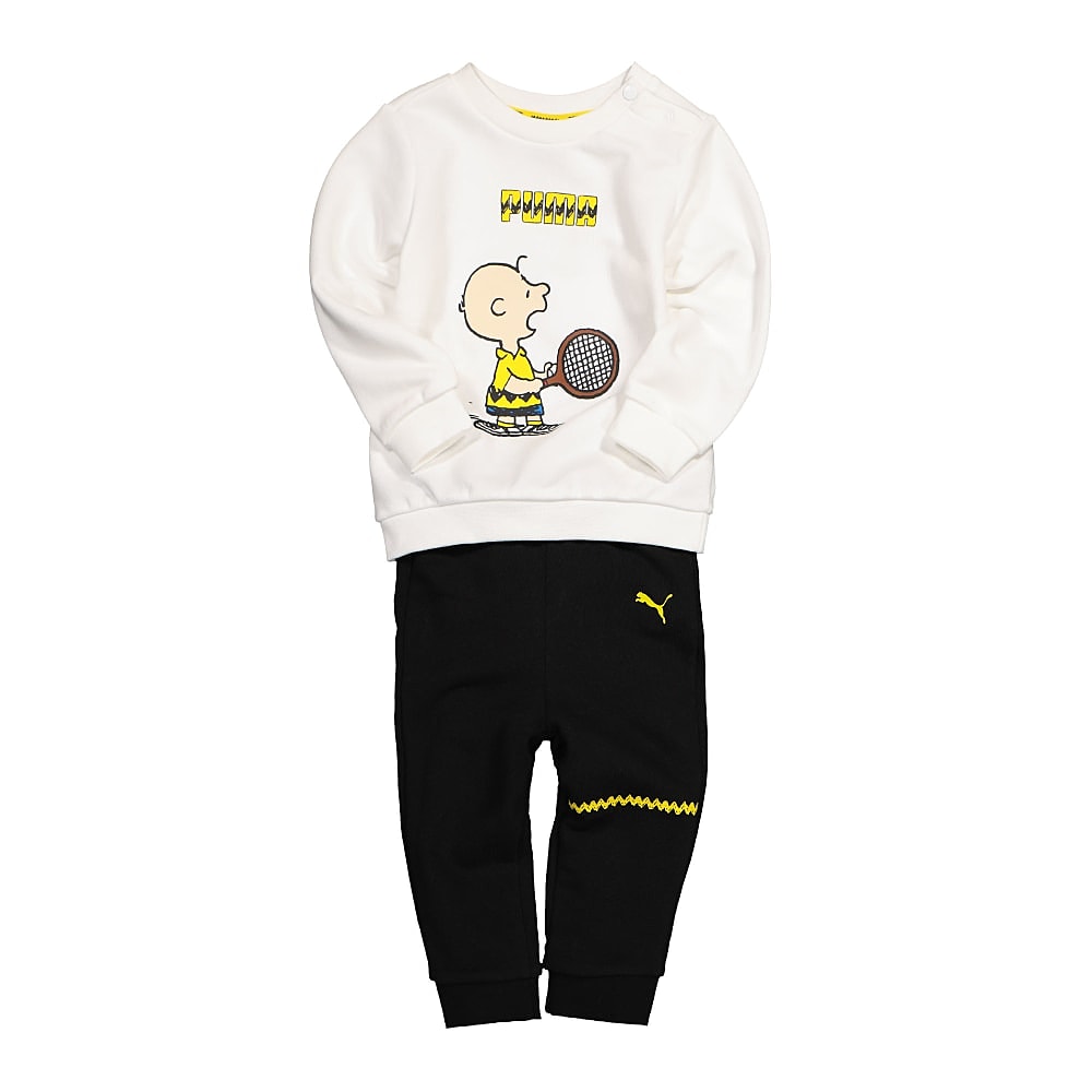 Puma Crew Jogger Puma White - Puma Black Sweat & Track Pants 586953 02 | Overkill