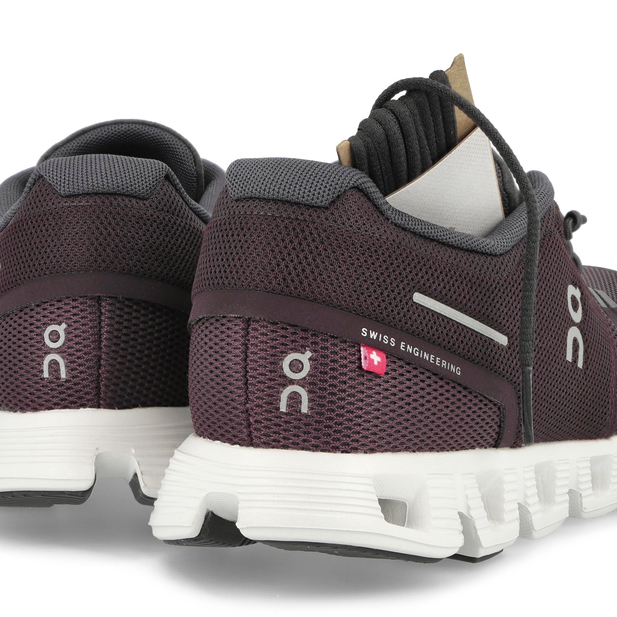 On Cloud 5 Mullberry / Eclipse Low Top Sneakers Detailfoto | Overkill