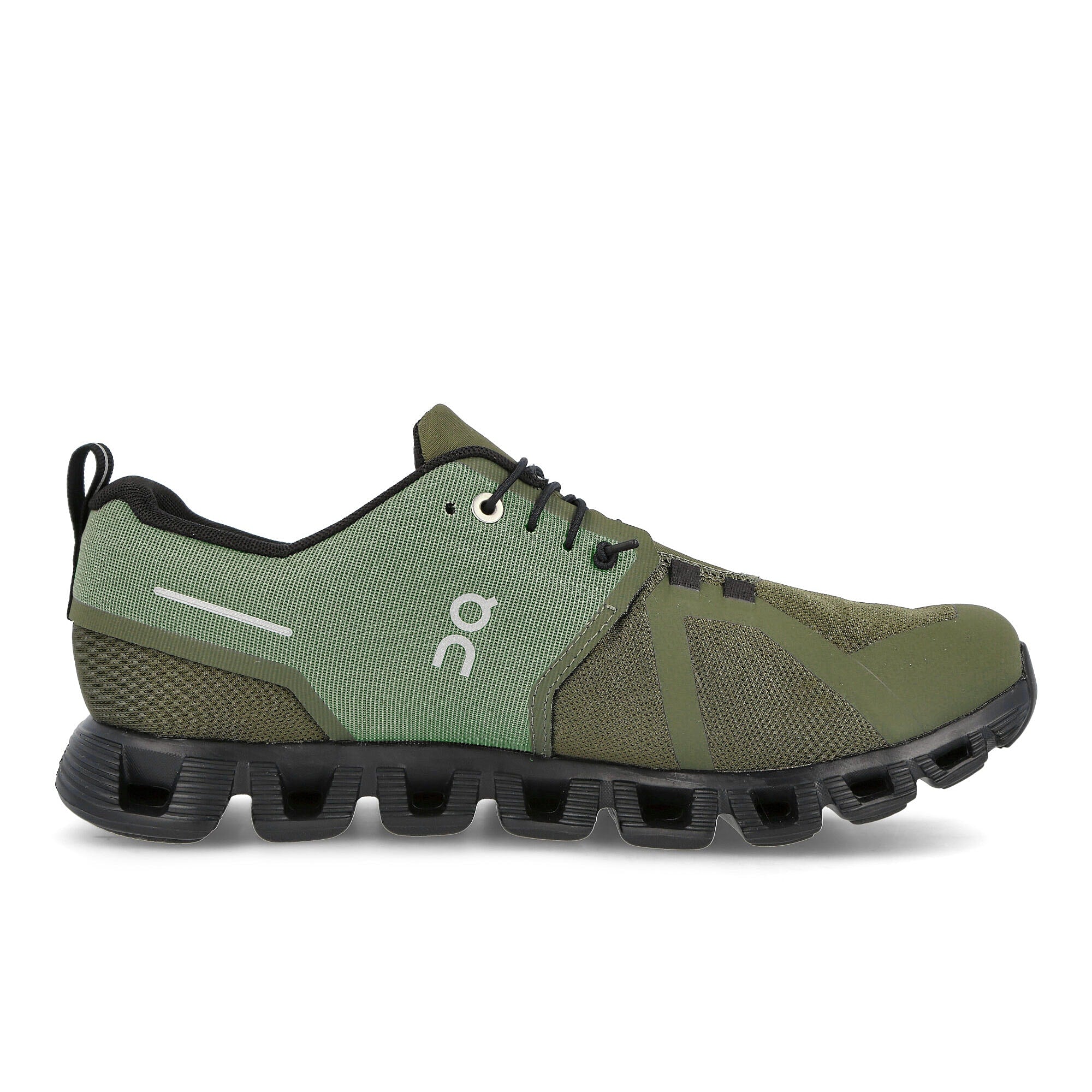 On cloud 5 waterproof Olive-Black Low Top Sneakers Silhouette | Overkill