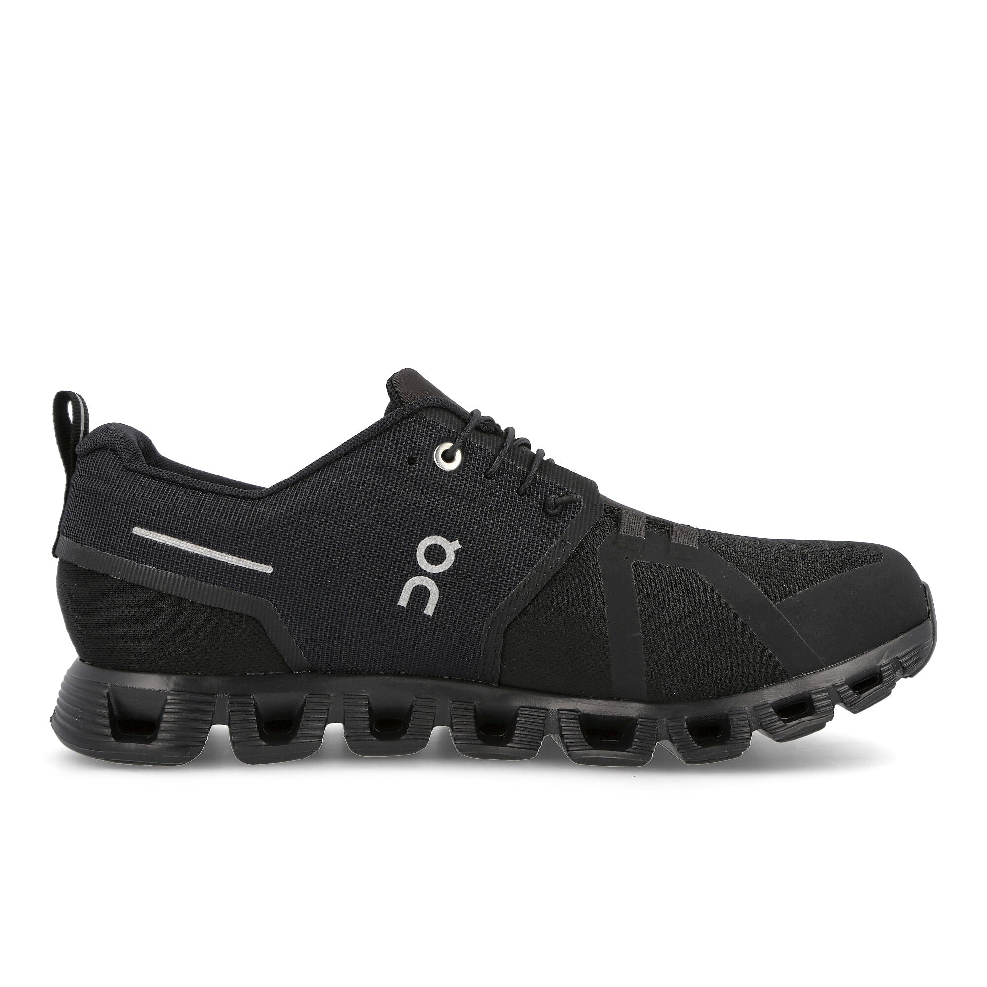 On Cloud 5 Waterproof All Black Low Top Sneakers Silhouette | Overkill