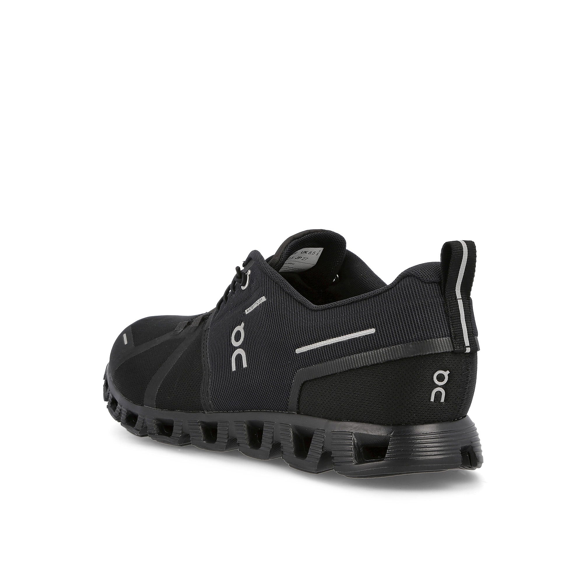 On Cloud 5 Waterproof All Black Low Top Sneakers Material | Overkill