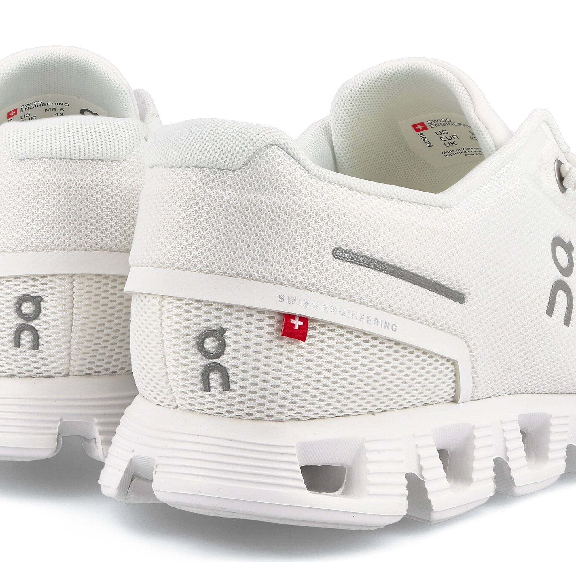 On Wmns Cloud 5 All White Low Top Sneakers Detailfoto | Overkill