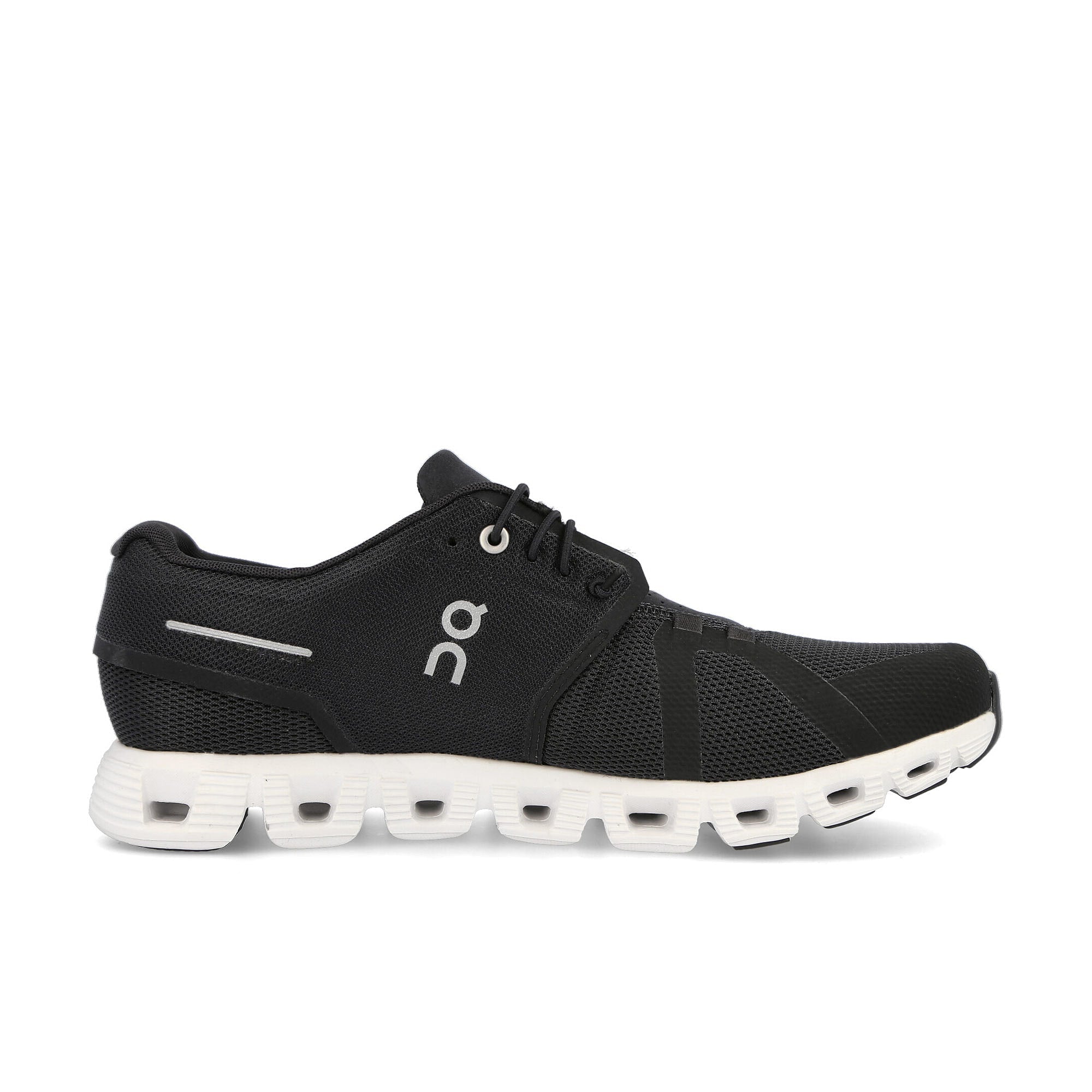 On Wmns Cloud 5 Black / White Low Top Sneakers Silhouette | Overkill