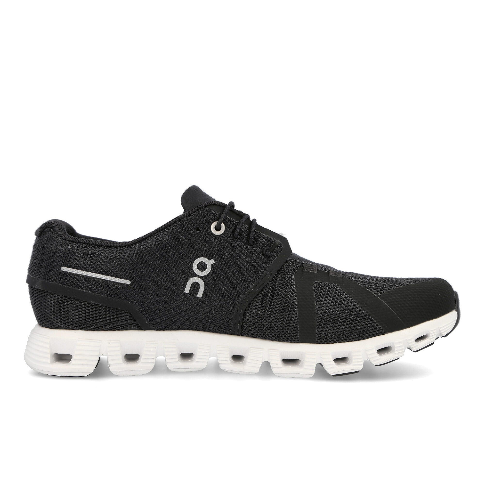 On Cloud 5 Black / White Low Top Sneakers Silhouette | Overkill