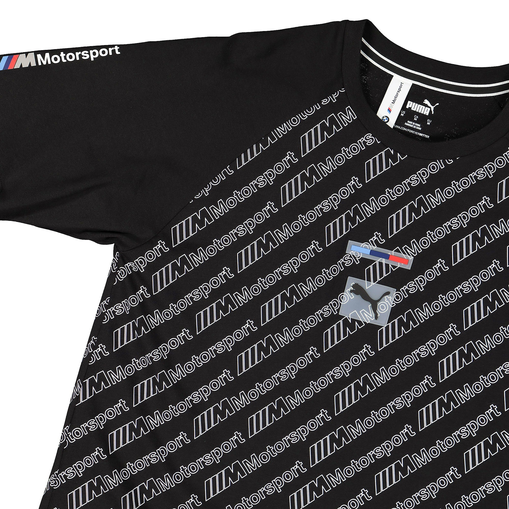 Puma BMW Motorsport x Puma Street Tee Puma Black T-Shirts Close-up | Overkill