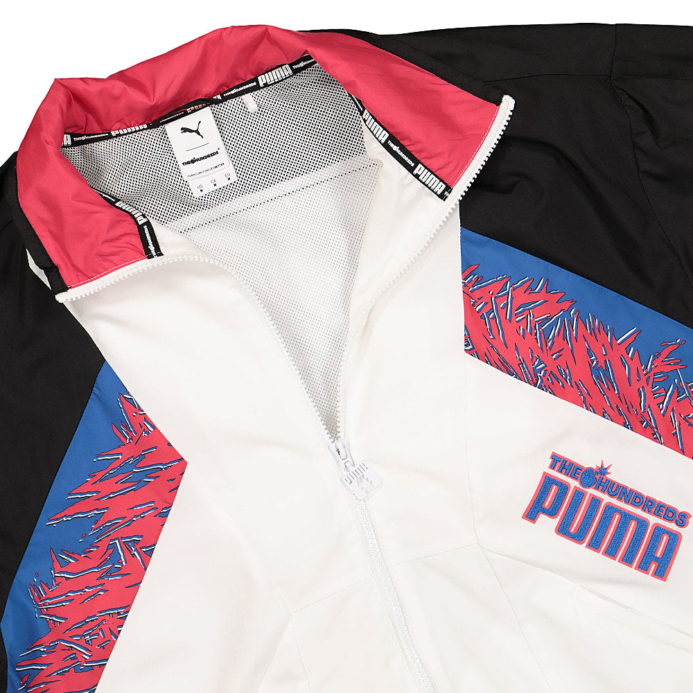 Puma The Hundreds x Puma Track Jacket White Track Jackets Close-up | Overkill