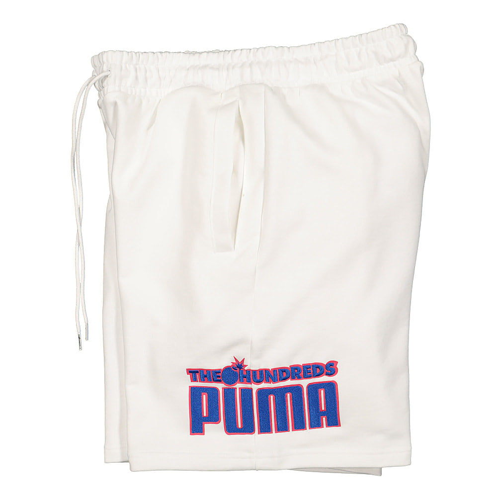 Puma The Hundreds x Puma Short Puma White Shorts Close-up | Overkill