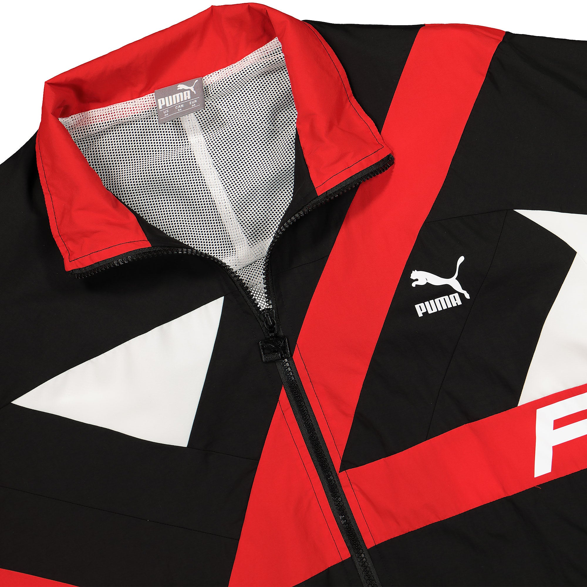 Puma Ferrari Energy Woven Jacket Puma Black Jackets Close-up | Overkill