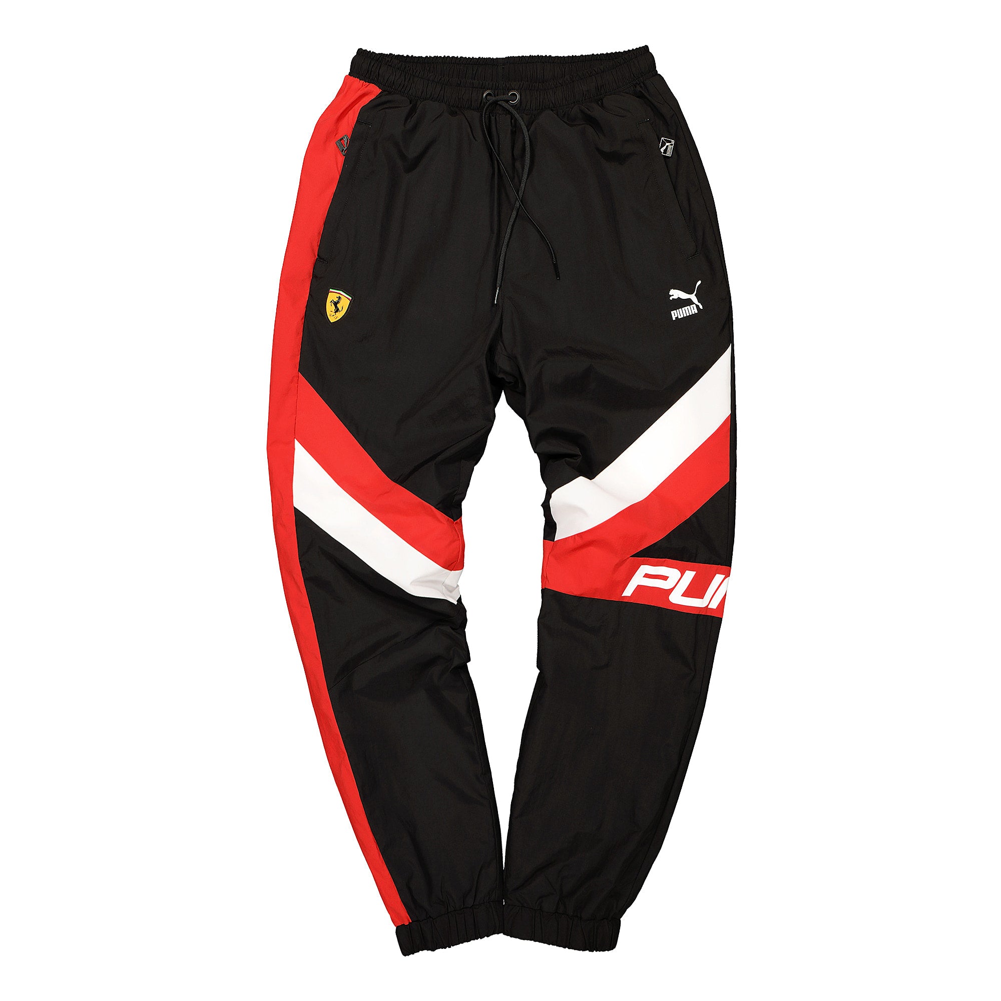 Puma Ferrari Energy Woven Pants Puma Black Casual Pants 597131 02 | Overkill