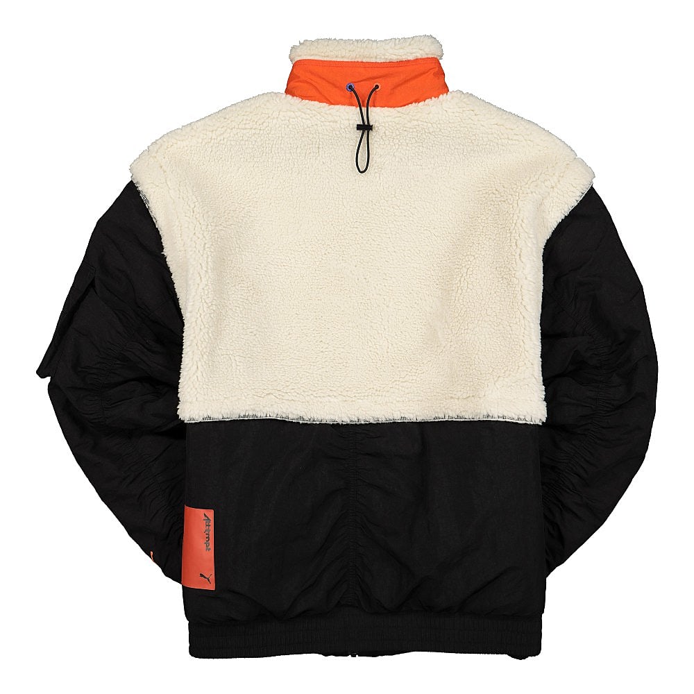 Puma Attempt x Puma Sherpa Bomber Black Fleece Jackets Material | Overkill