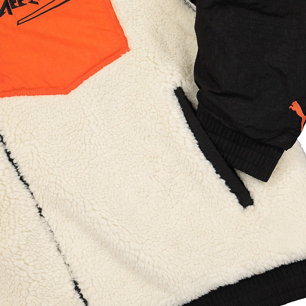 Puma Attempt x Puma Sherpa Bomber Black Fleece Jackets Detailfoto | Overkill
