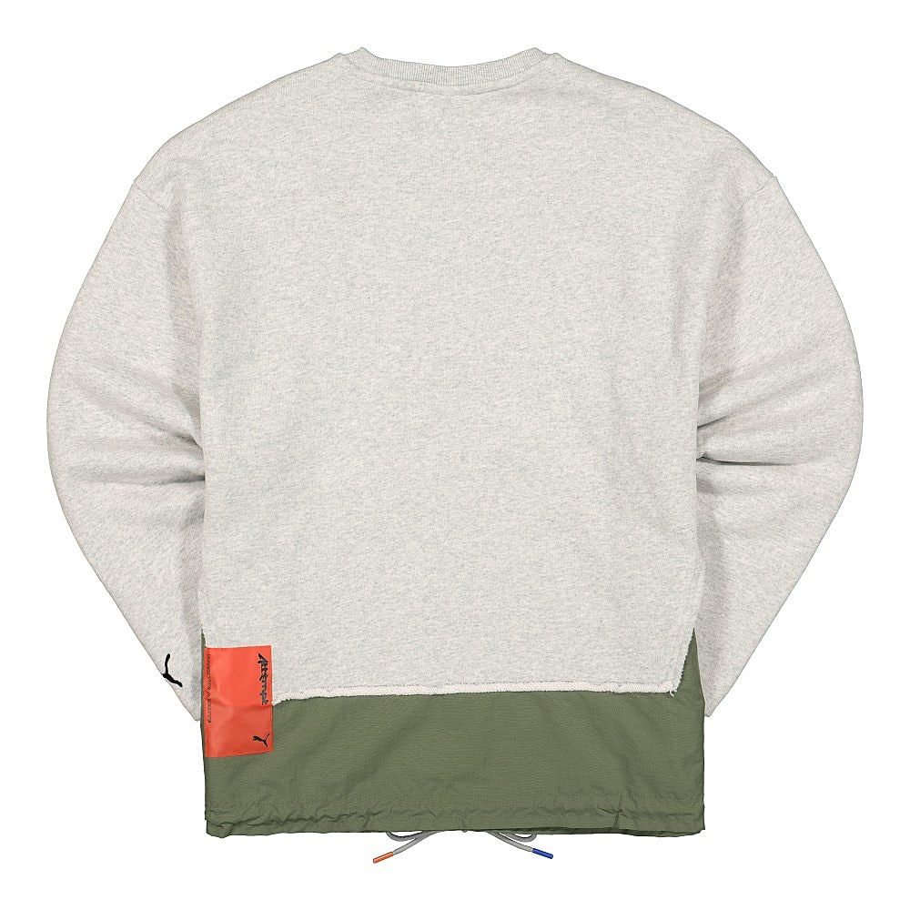 Puma Attempt x Puma Crew Light Gray Heather Sweatshirts Material | Overkill