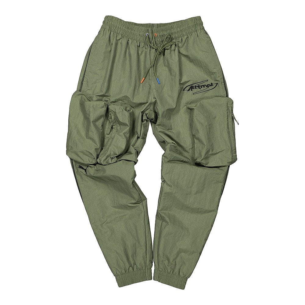Puma Attempt x Puma Utility Pants Olive Casual Pants 598944 75 | Overkill
