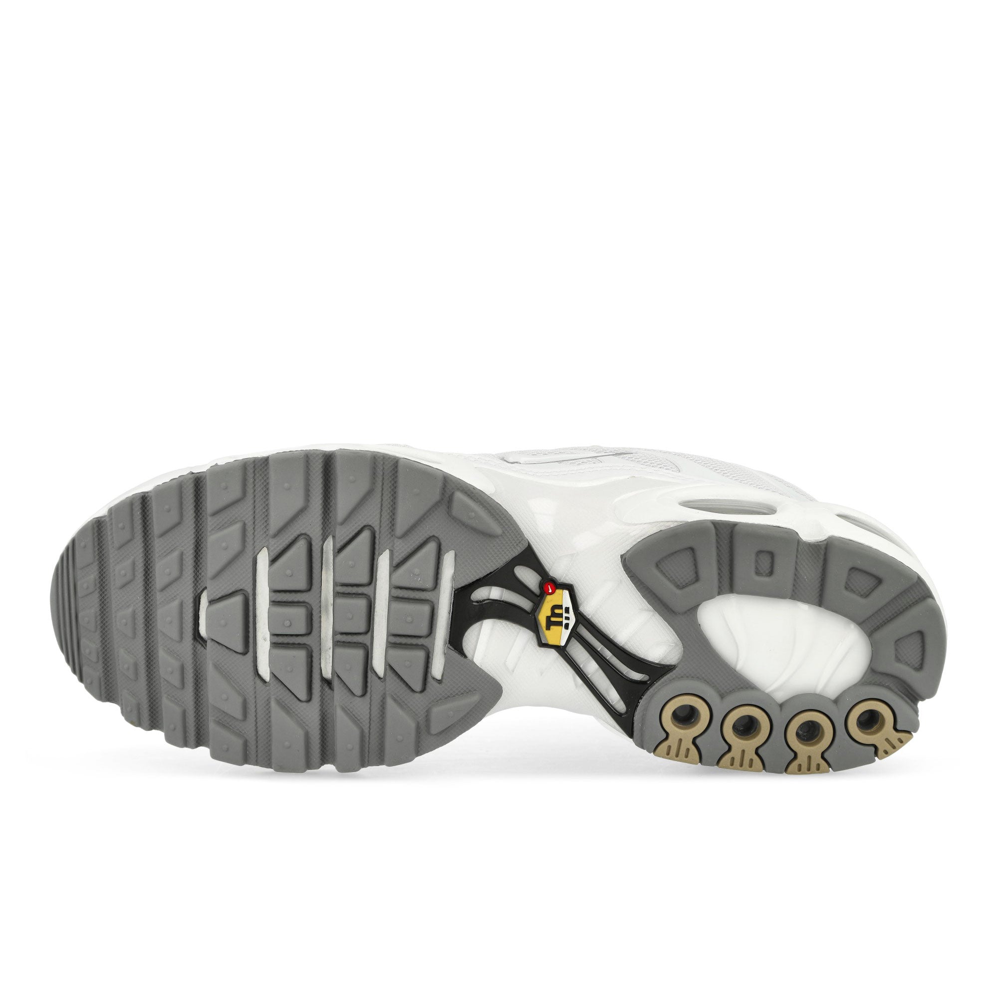 Nike Air Max Plus White / White - Black - Cool Grey Low Top Sneakers Detail View 1 | Overkill