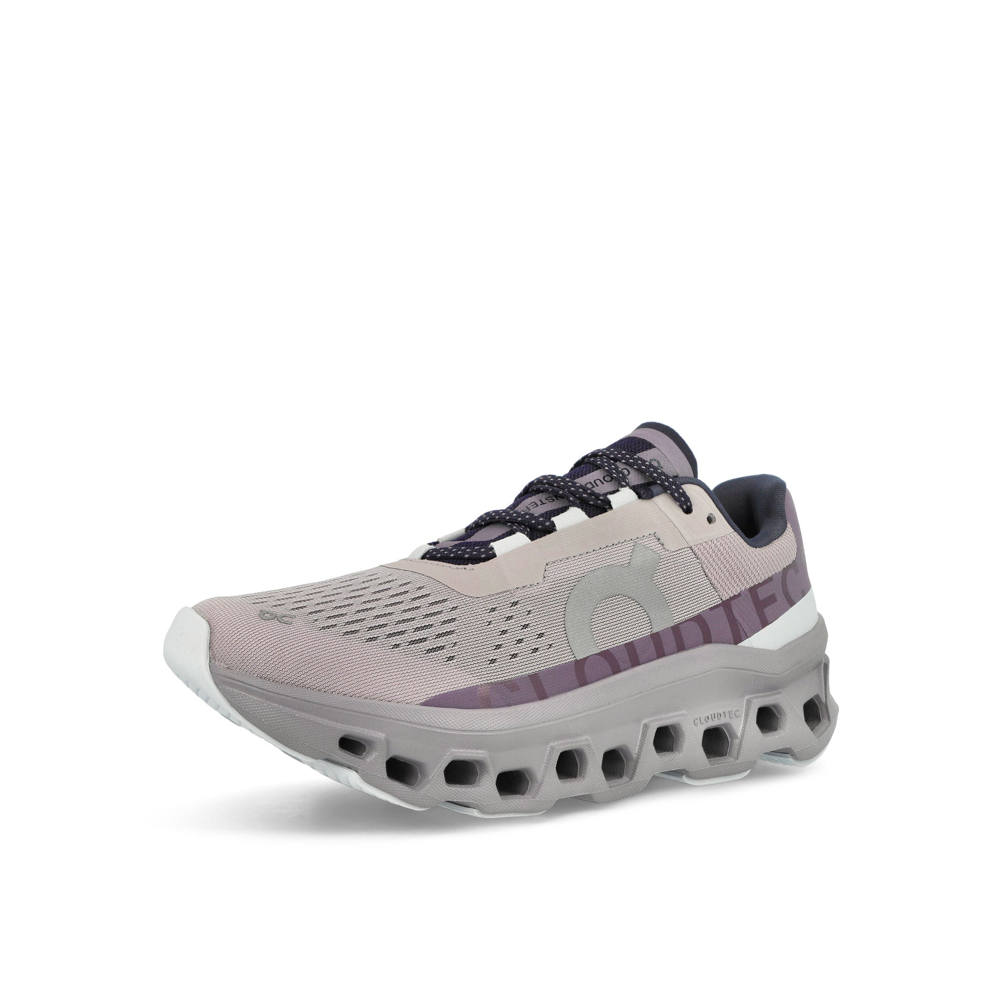 On Cloudmonster Pearl / Arctic Low Top Sneakers Close Up | Overkill