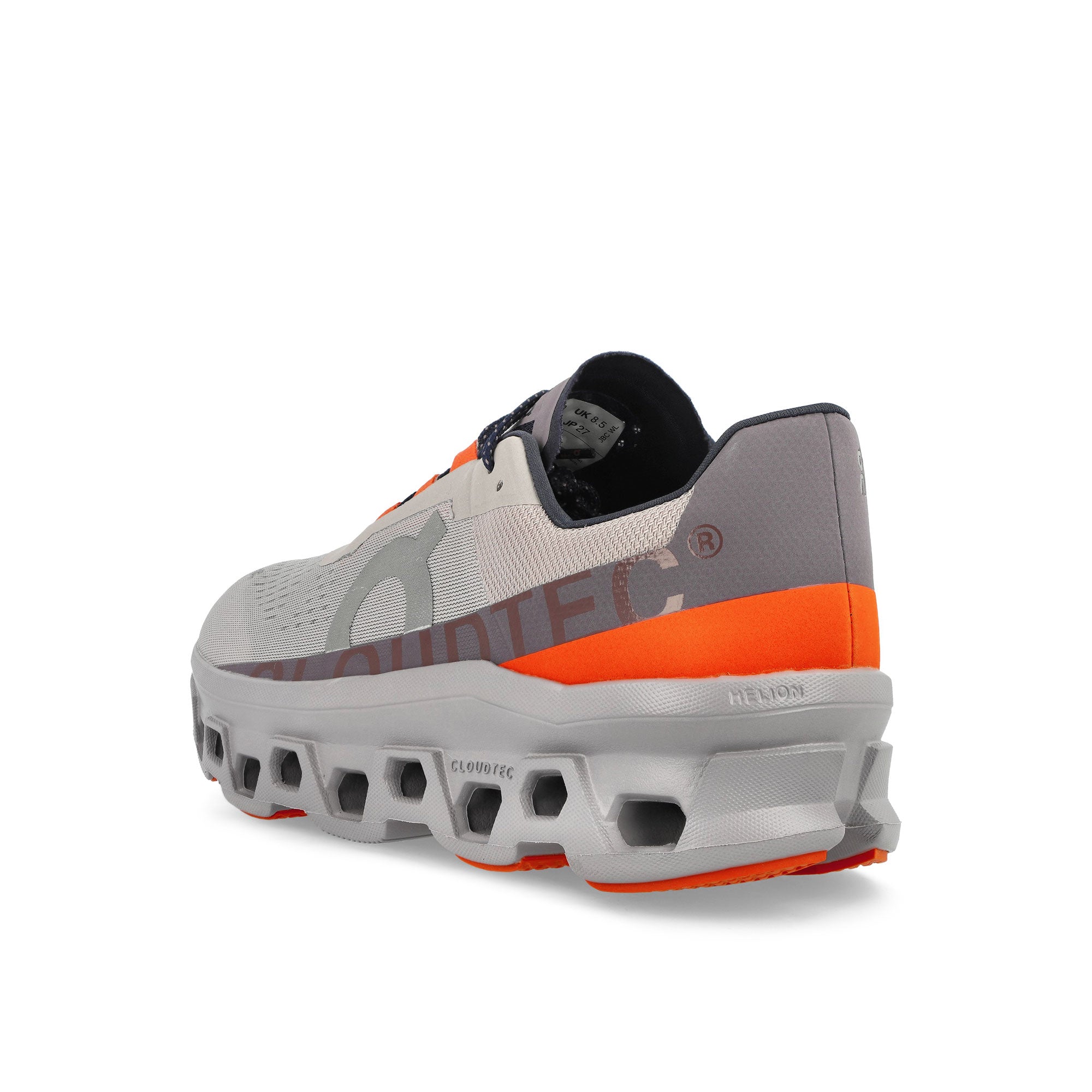 On Cloudmonster Pearl / Flame Low Top Sneakers Material | Overkill