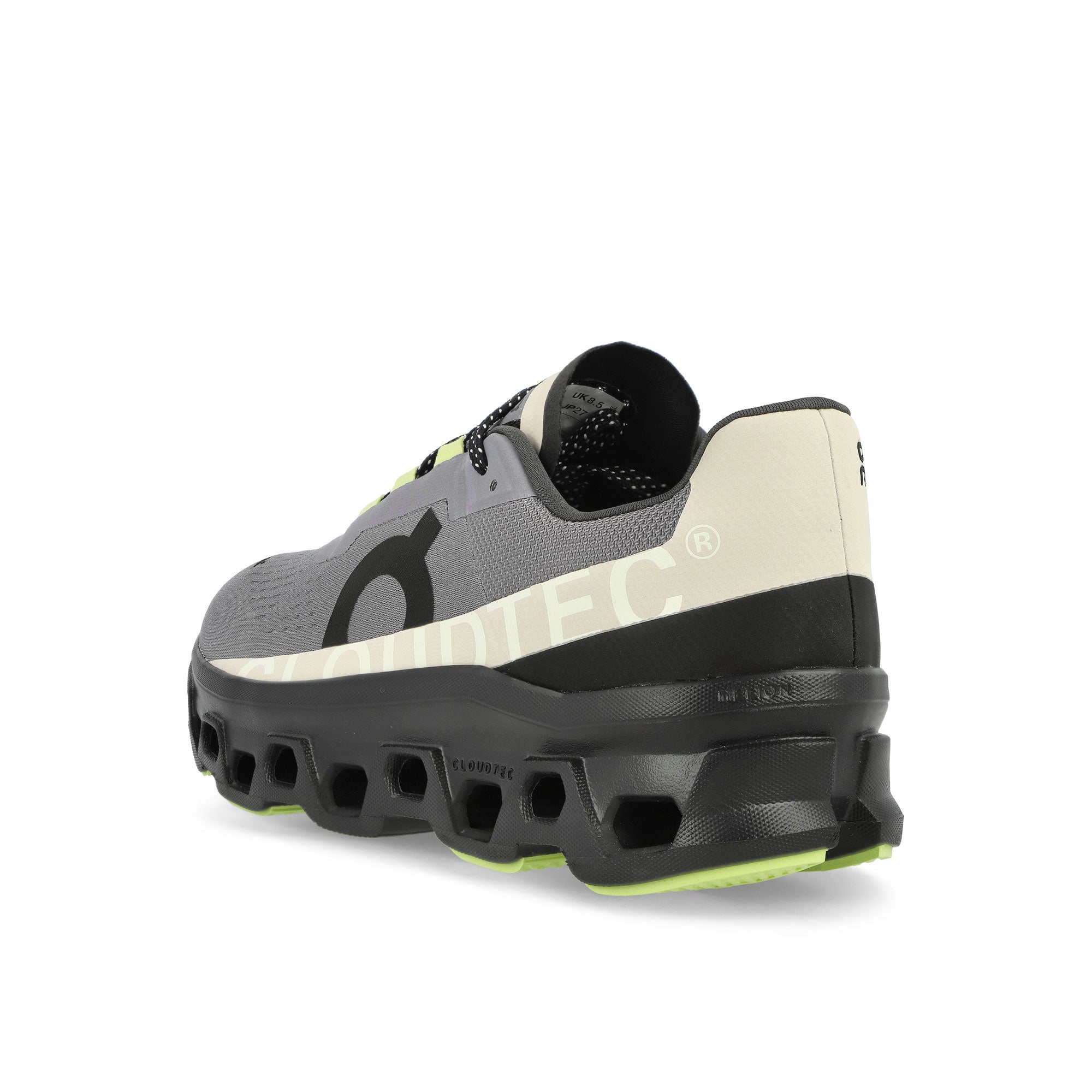 On Cloudmonster Fossil / Magnet Low Top Sneakers Material | Overkill