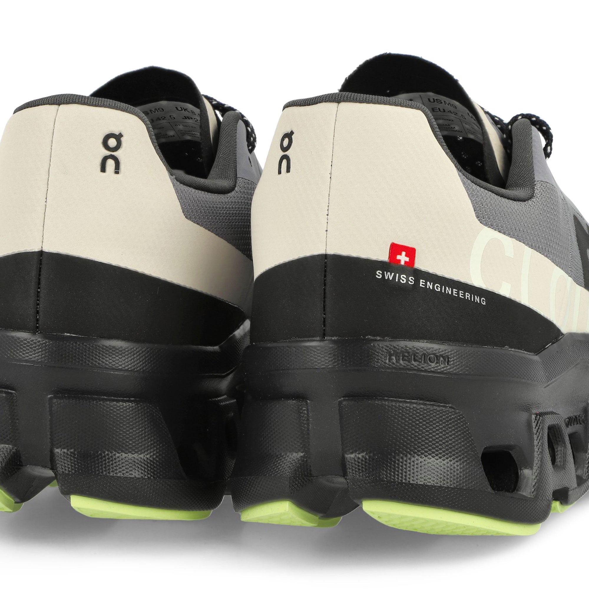 On Cloudmonster Fossil / Magnet Low Top Sneakers Detailfoto | Overkill