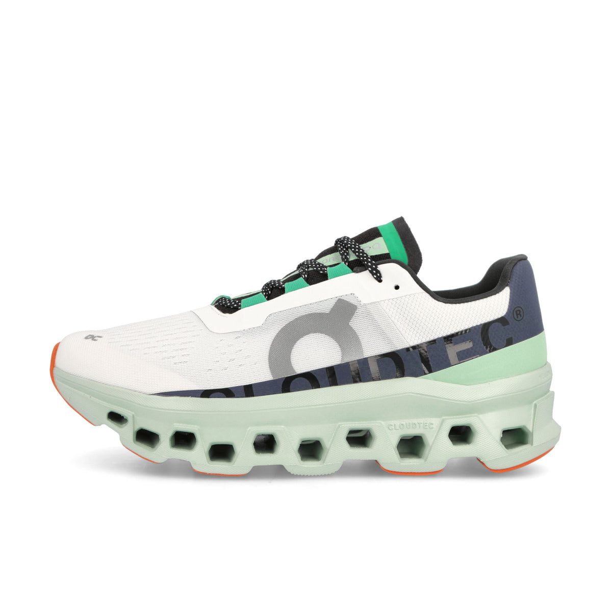 On W Cloudmonster Undyed-White / Creek Low Top Sneakers 61.98241 | Overkill