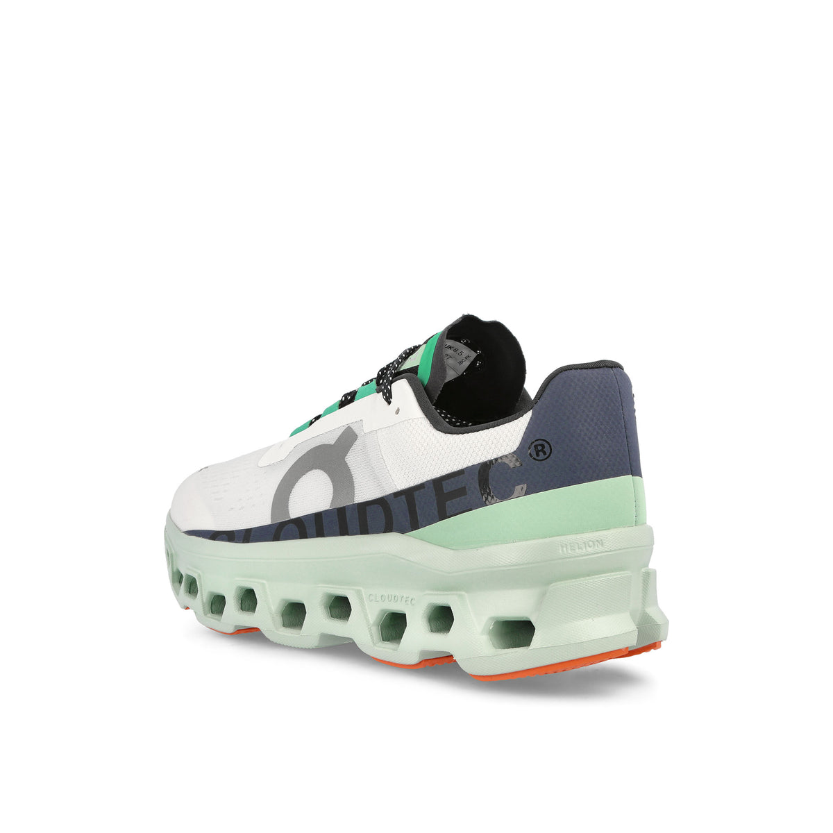 On W Cloudmonster Undyed-White / Creek Low Top Sneakers Material | Overkill