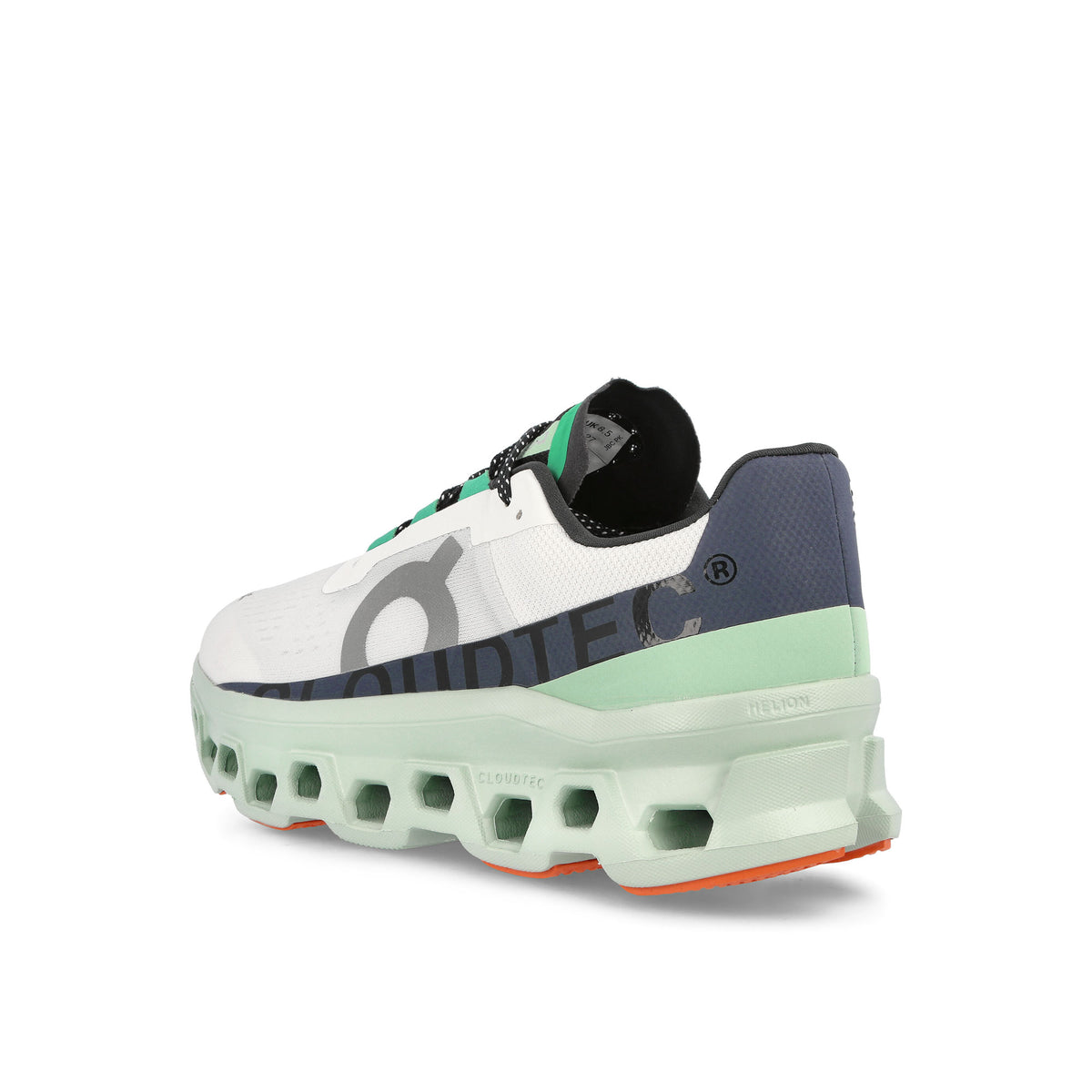 On Cloudmonster Undyed-White / Creek Low Top Sneakers Material | Overkill
