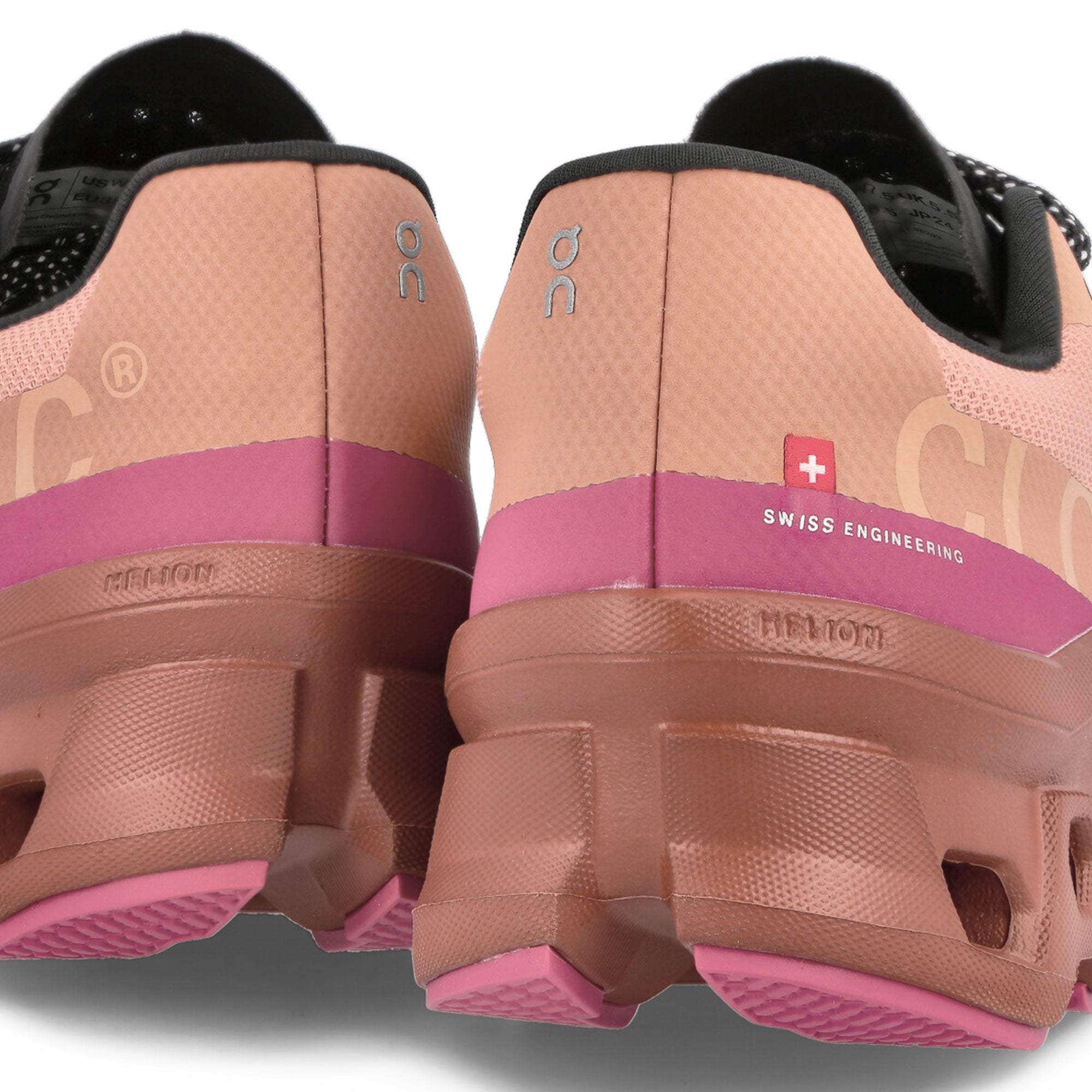 On W Cloudmonster Rose / Cork Low Top Sneakers Detailfoto | Overkill