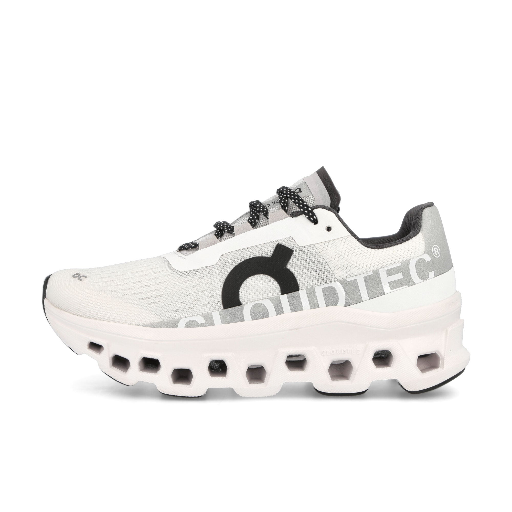 On W Cloudmonster Undyed-White / White Low Top Sneakers 61.98285 | Overkill