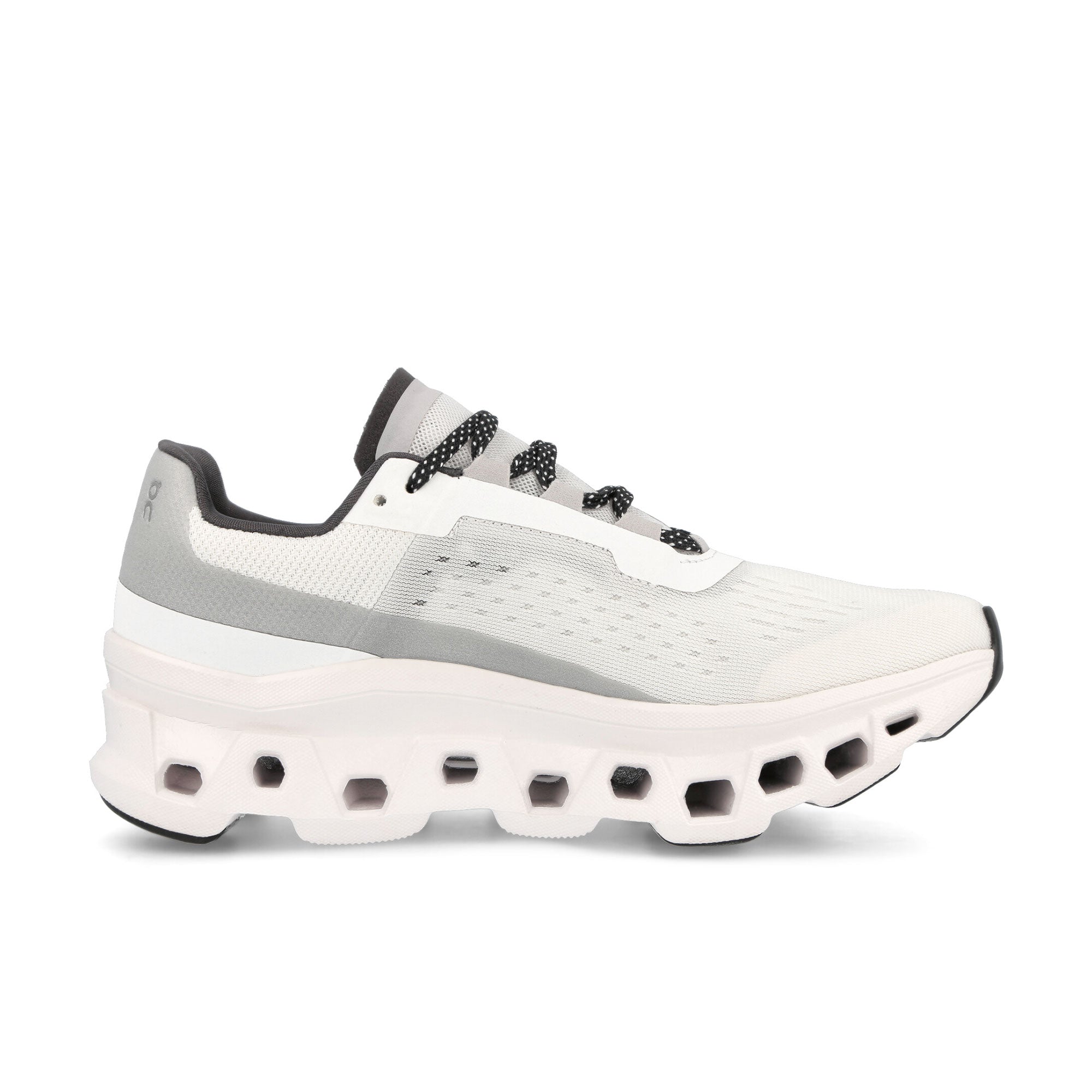 On W Cloudmonster Undyed-White / White Low Top Sneakers Silhouette | Overkill