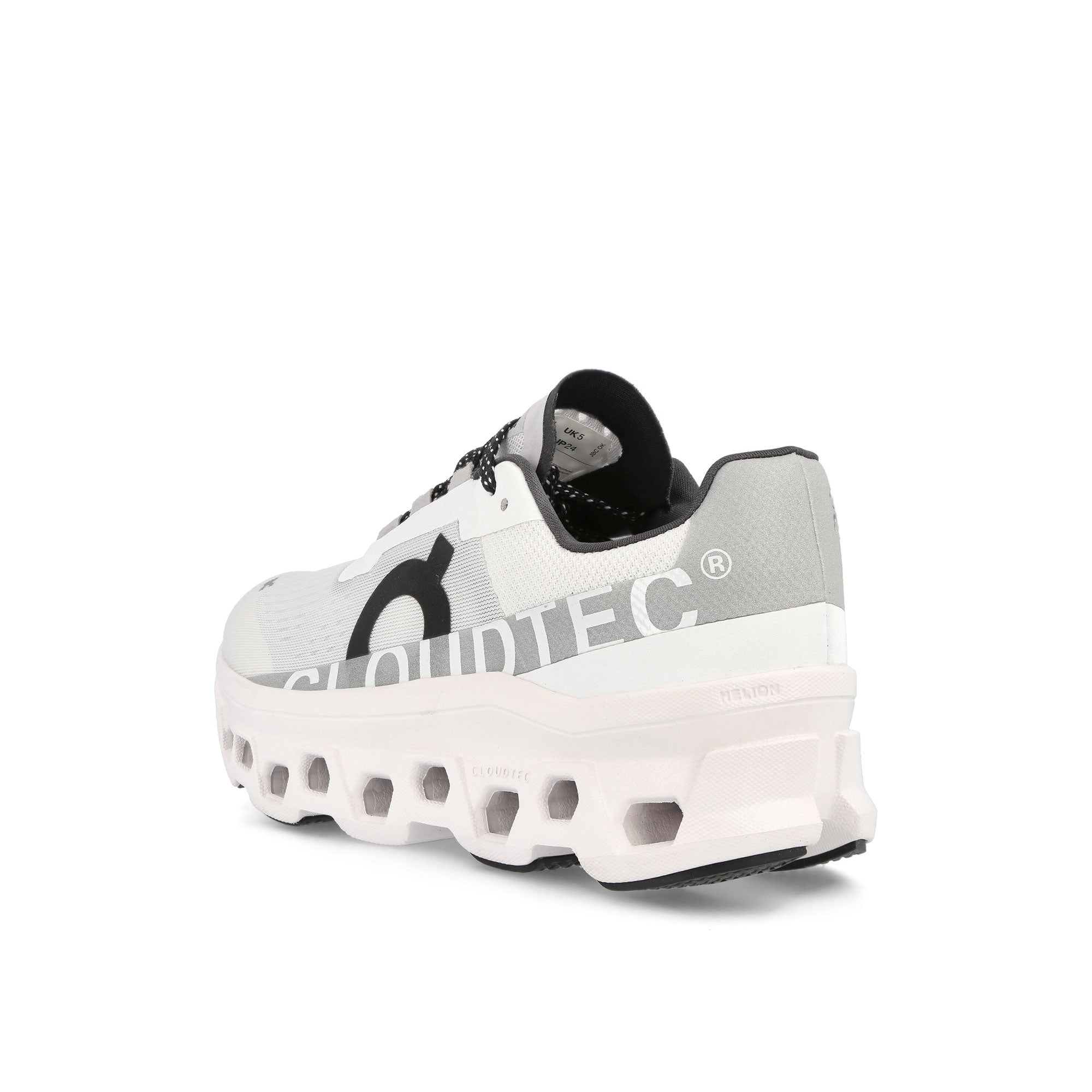On W Cloudmonster Undyed-White / White Low Top Sneakers Material | Overkill