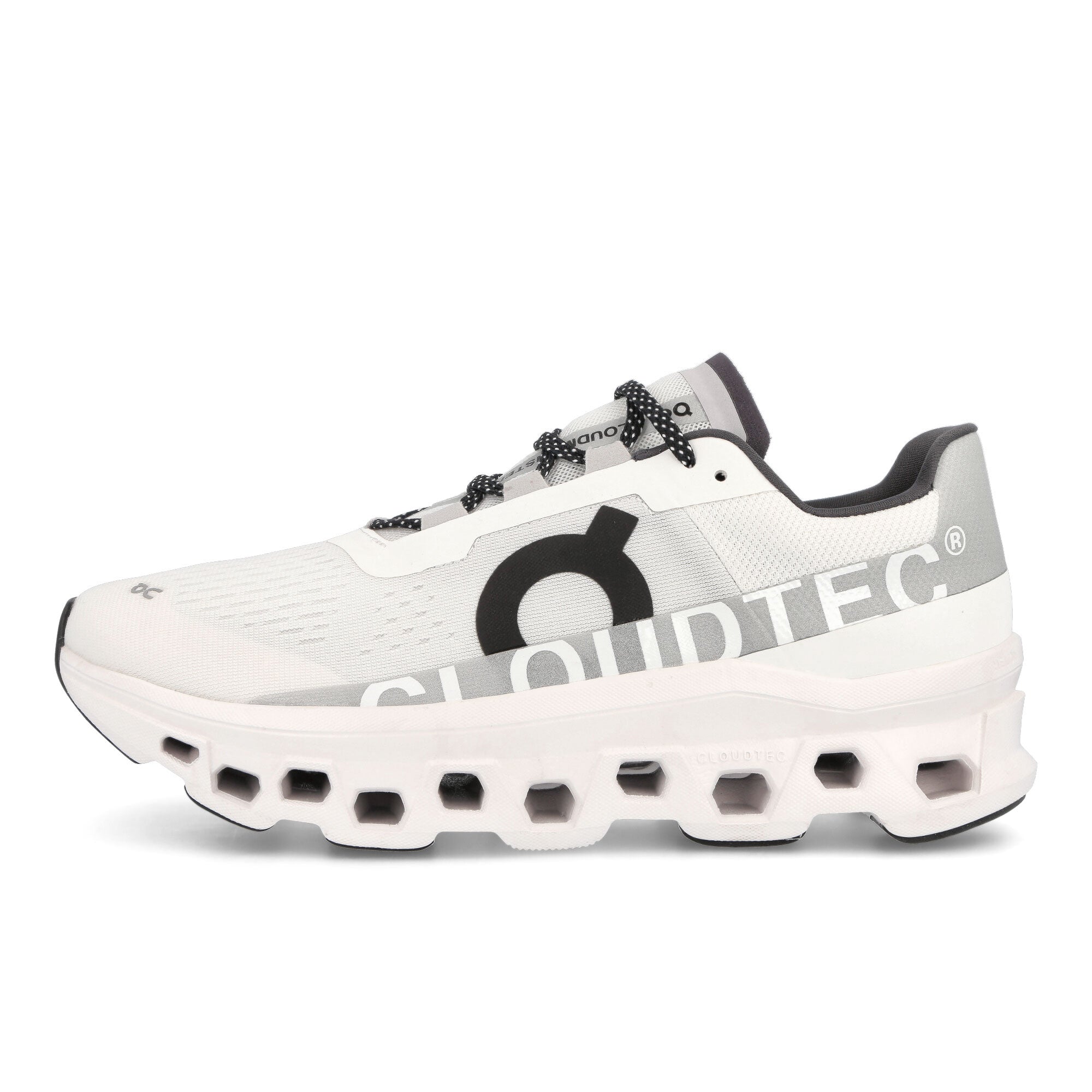 On Cloudmonster Undyed-White / White Low Top Sneakers 61.98288 | Overkill