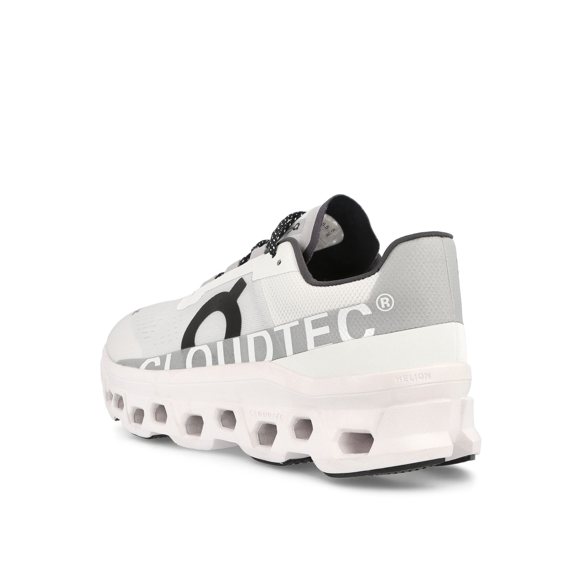 On Cloudmonster Undyed-White / White Low Top Sneakers Material | Overkill