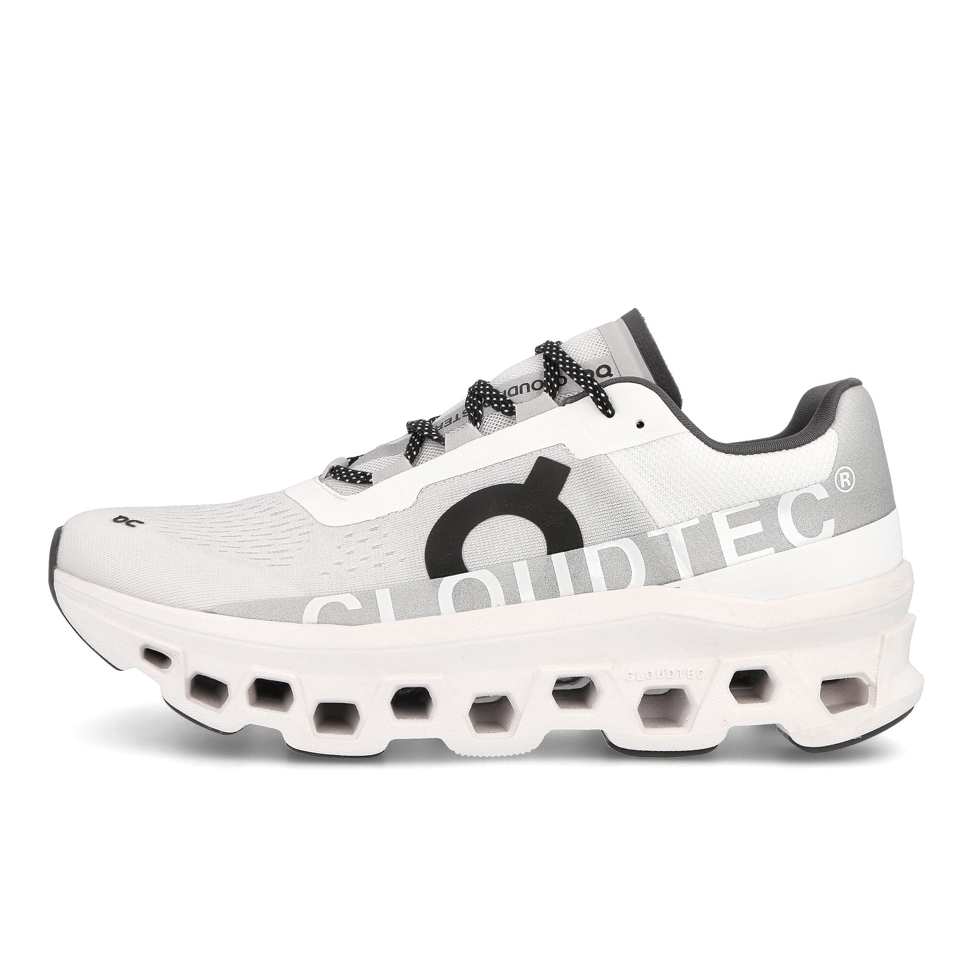 On Cloudmonster All White Low Top Sneakers 61.98434 | Overkill