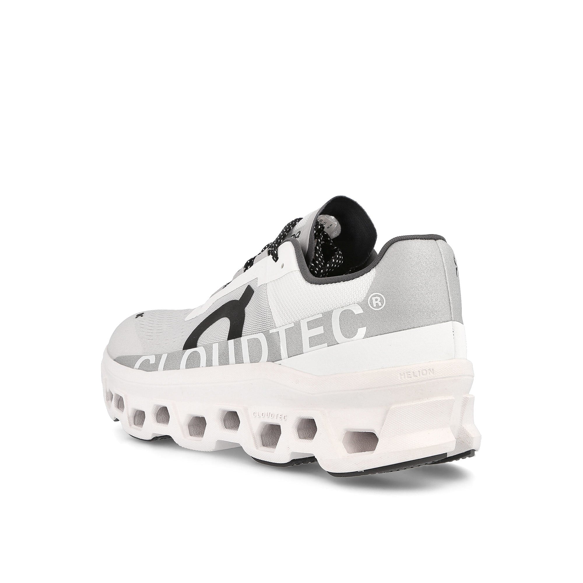 On Cloudmonster All White Low Top Sneakers Material | Overkill
