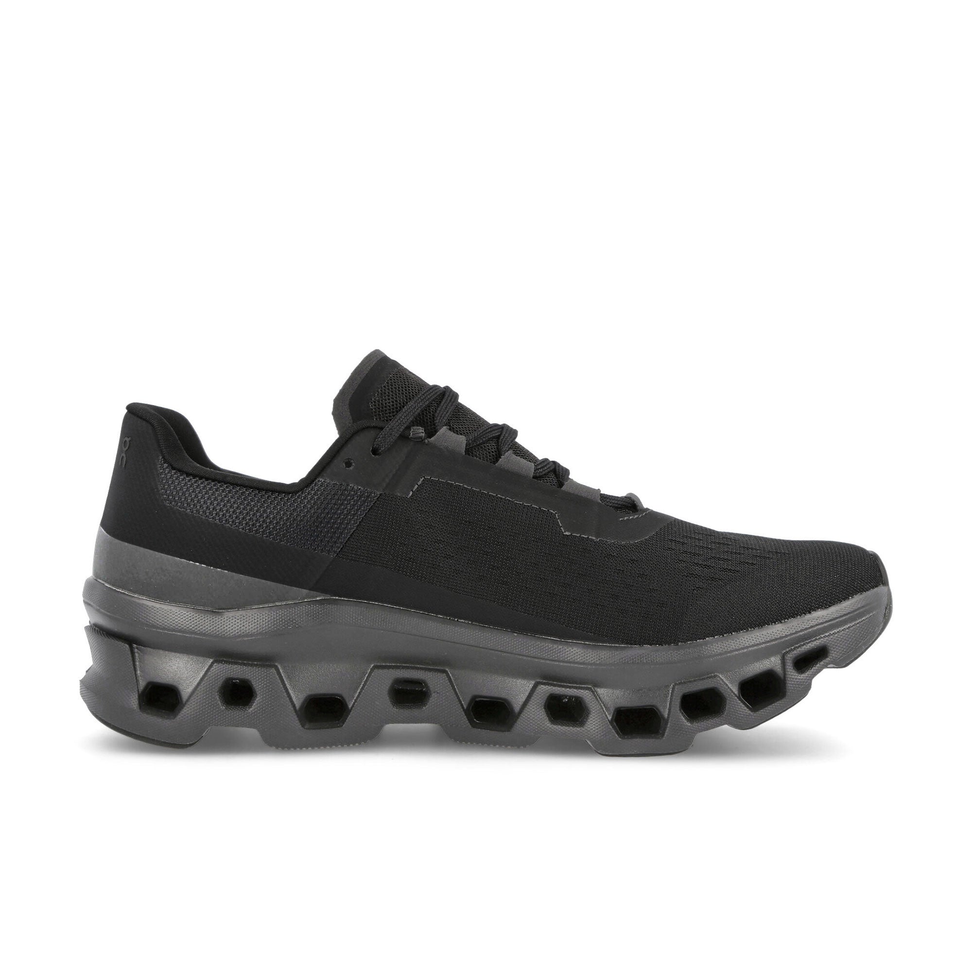 On cloudmonster Black / Magnet Low Top Sneakers Silhouette | Overkill