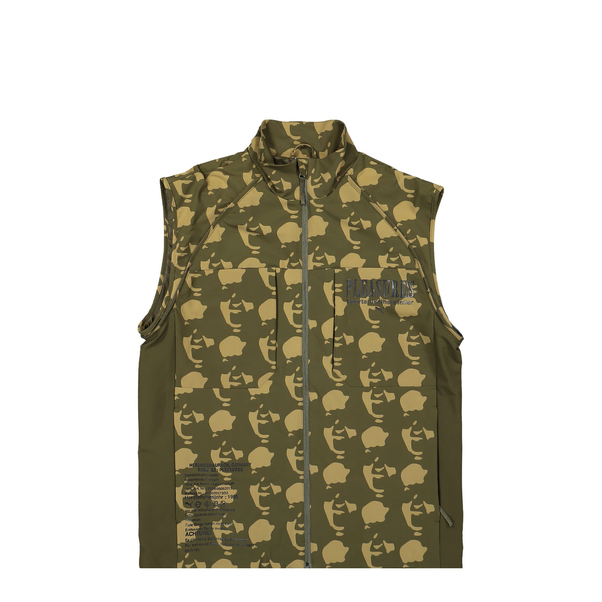 Puma Zip-Off Jacket Chocolate Chip Jackets Close-up | Overkill