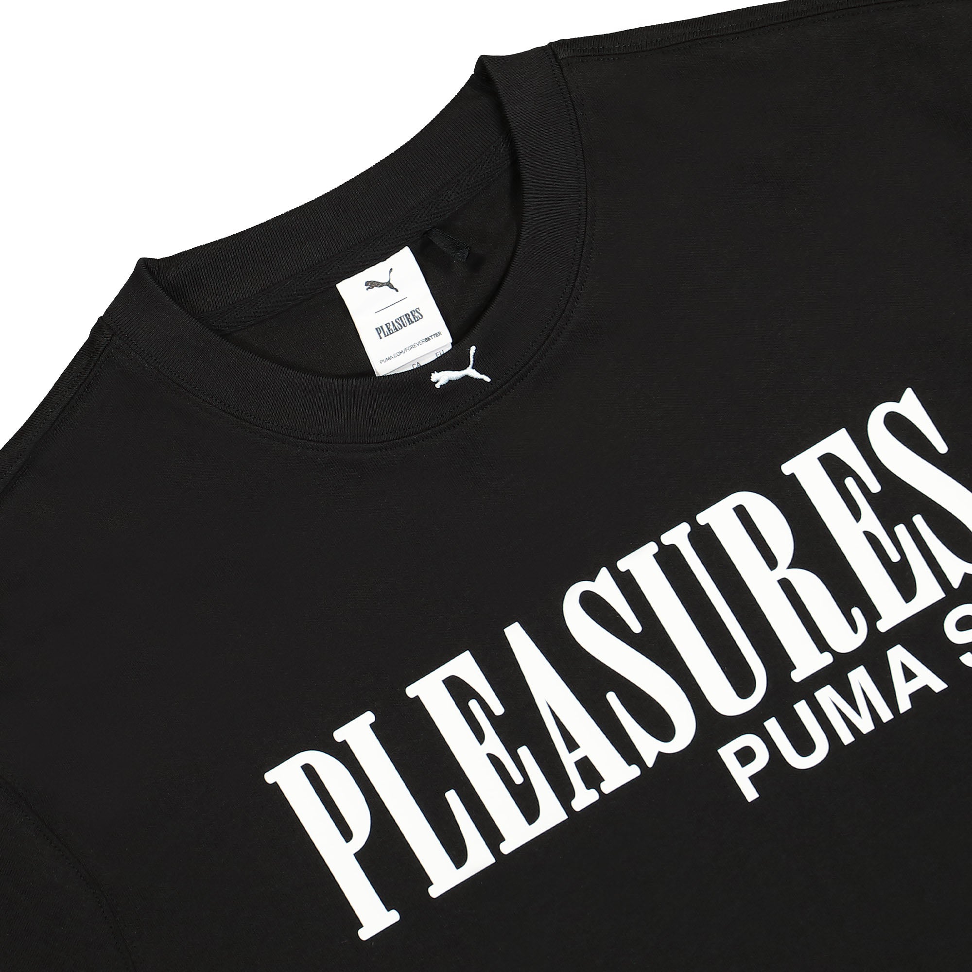 Puma Typo Tee Puma Black T-Shirts Close-up | Overkill