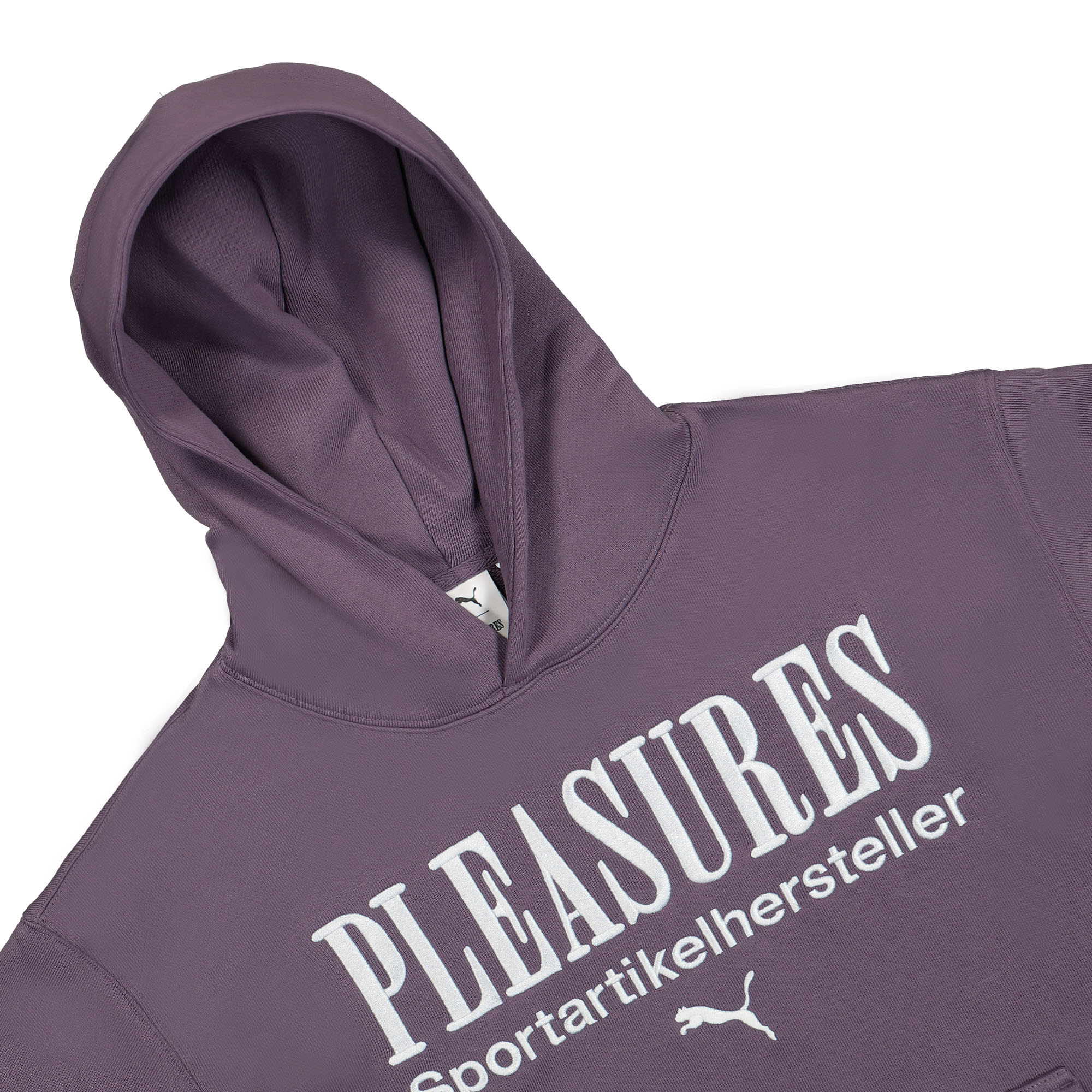 Puma Graphic Hoodie Purple Charcoal Hoodies Material | Overkill