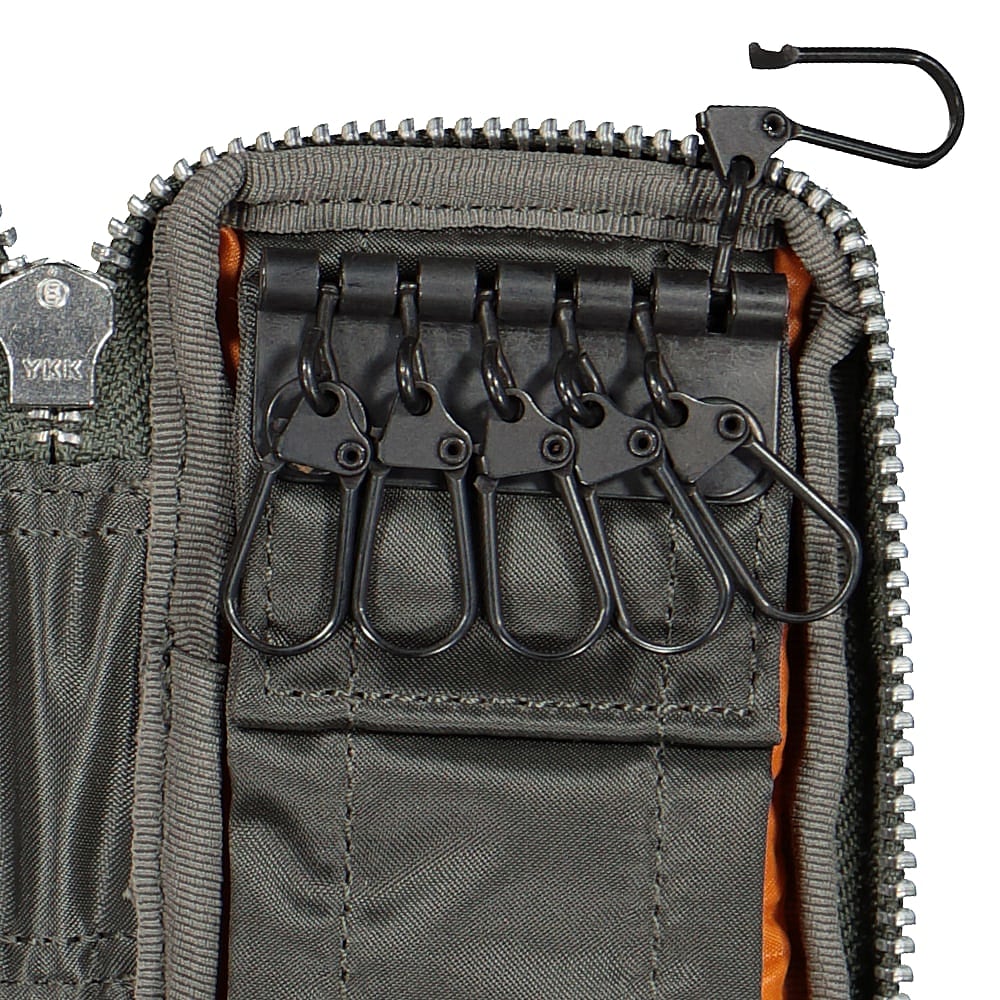Porter-Yoshida & Co. Key Case Silver Gray Wallets & Cases Detailfoto | Overkill