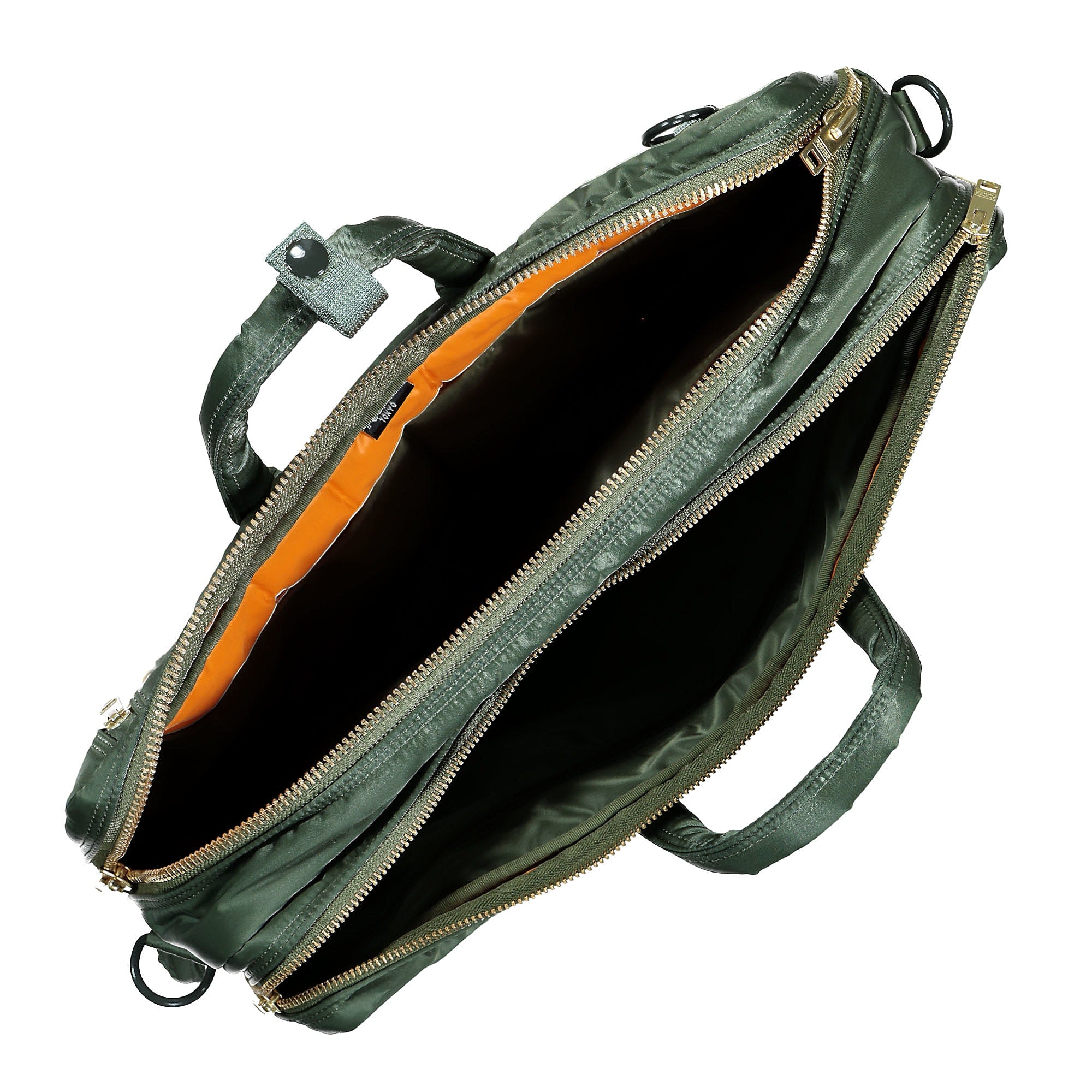 Porter-Yoshida & Co. Tanker 3Way Briefcase Sage Green Briefcases & Messenger Bags Material | Overkill