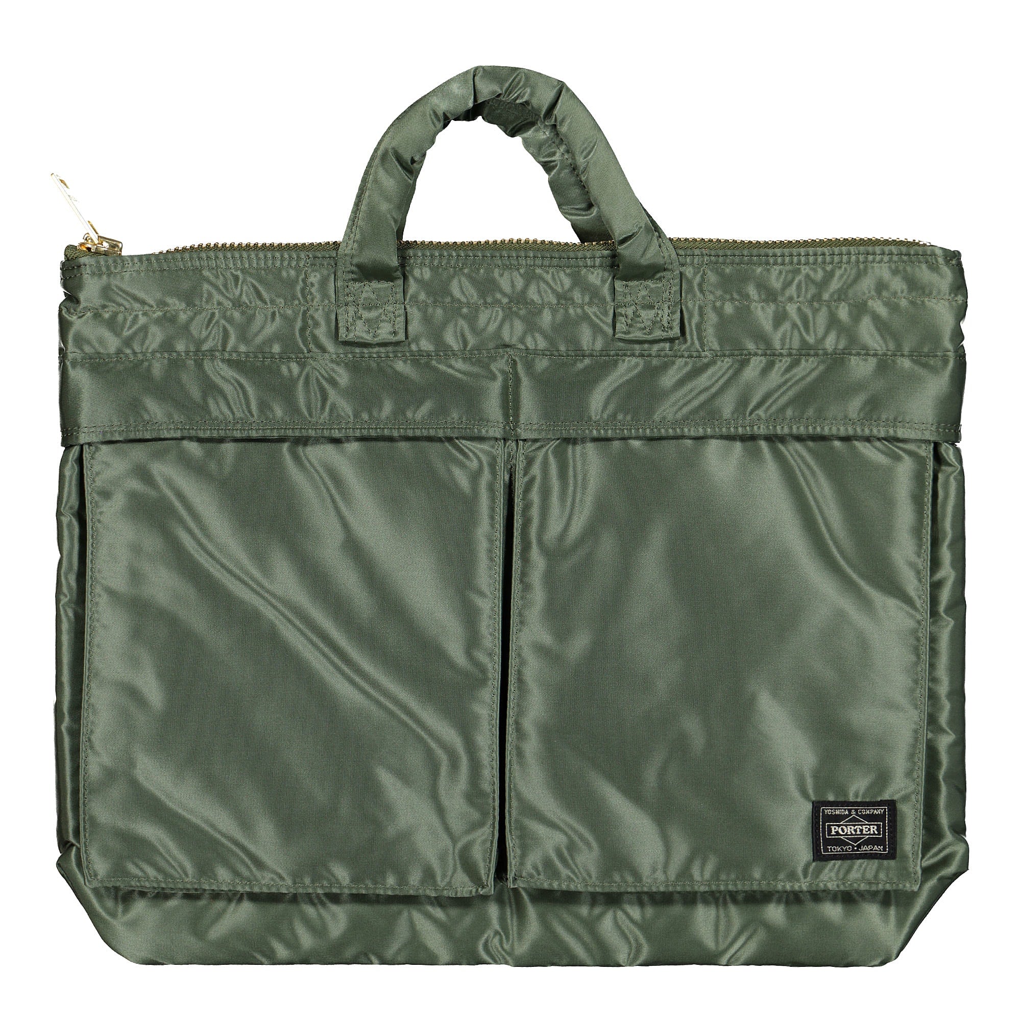 Porter-Yoshida & Co. Tanker Briefcase S Sage Green Briefcases & Messenger Bags 622-68330-30 | Overkill