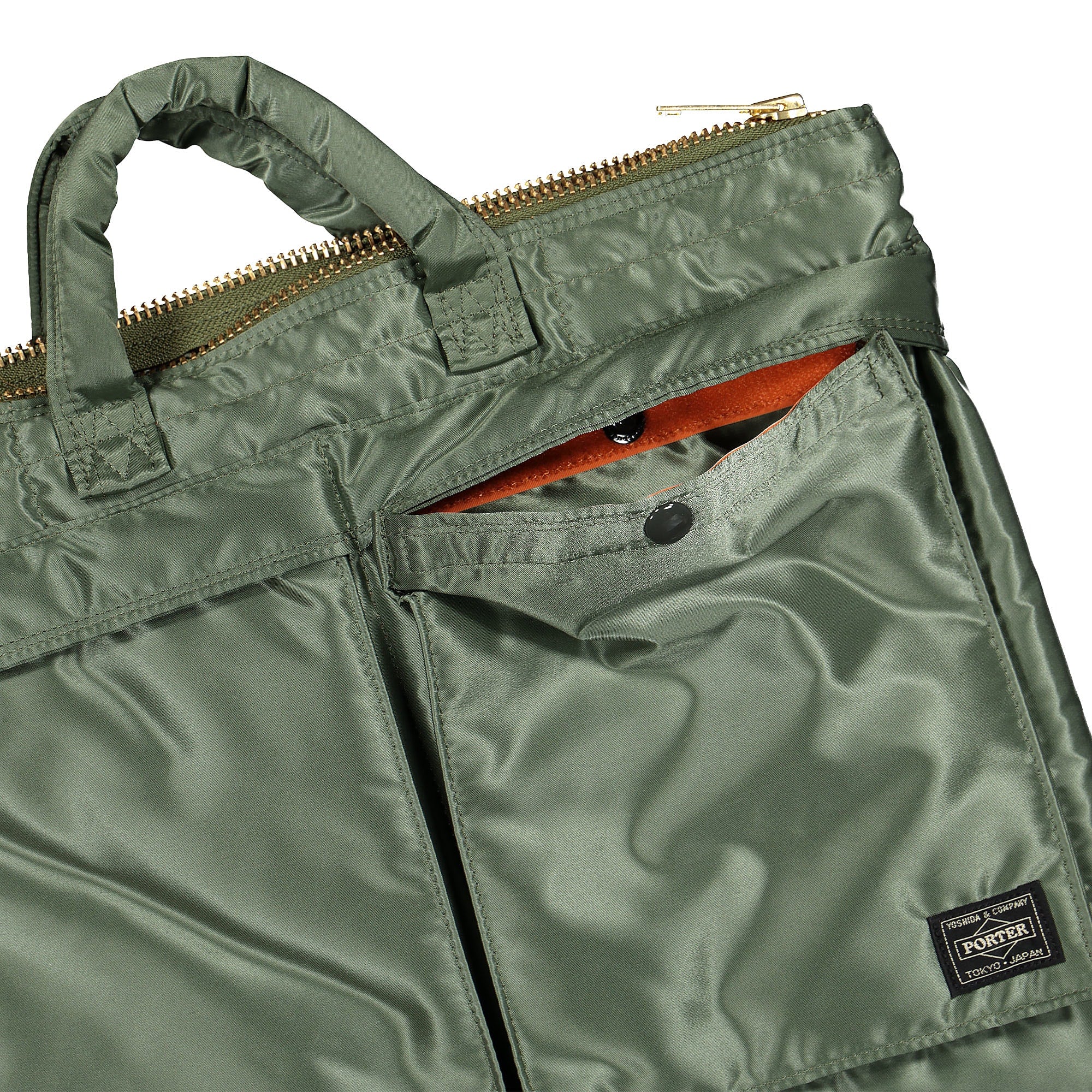 Porter-Yoshida & Co. Tanker Briefcase S Sage Green Briefcases & Messenger Bags Detailfoto | Overkill