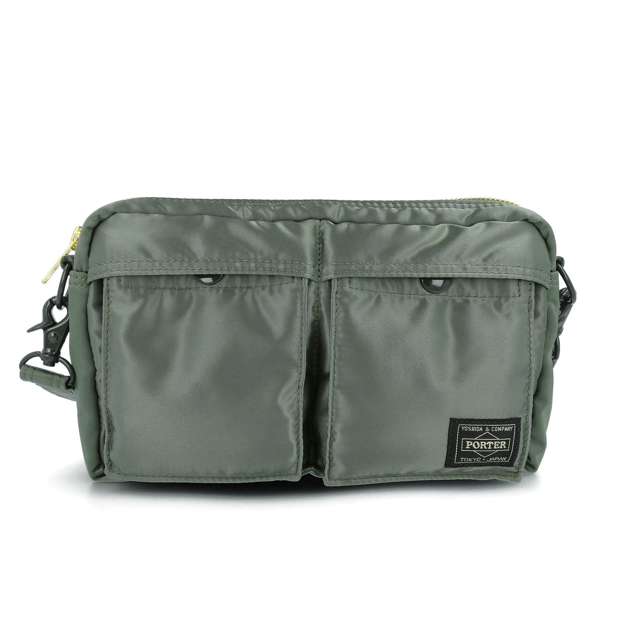 Porter-Yoshida & Co. Tanker Shoulder Bag Sage Green Shoulder & Cross Body Bags 622-68809-30 | Overkill