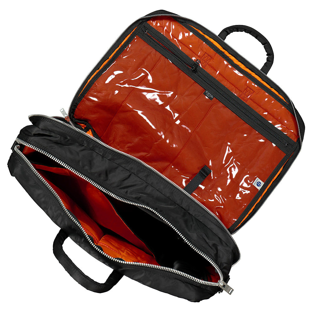 Porter-Yoshida & Co. 2Way Overnighter Black Tote Bags & Shoppers Detailfoto | Overkill