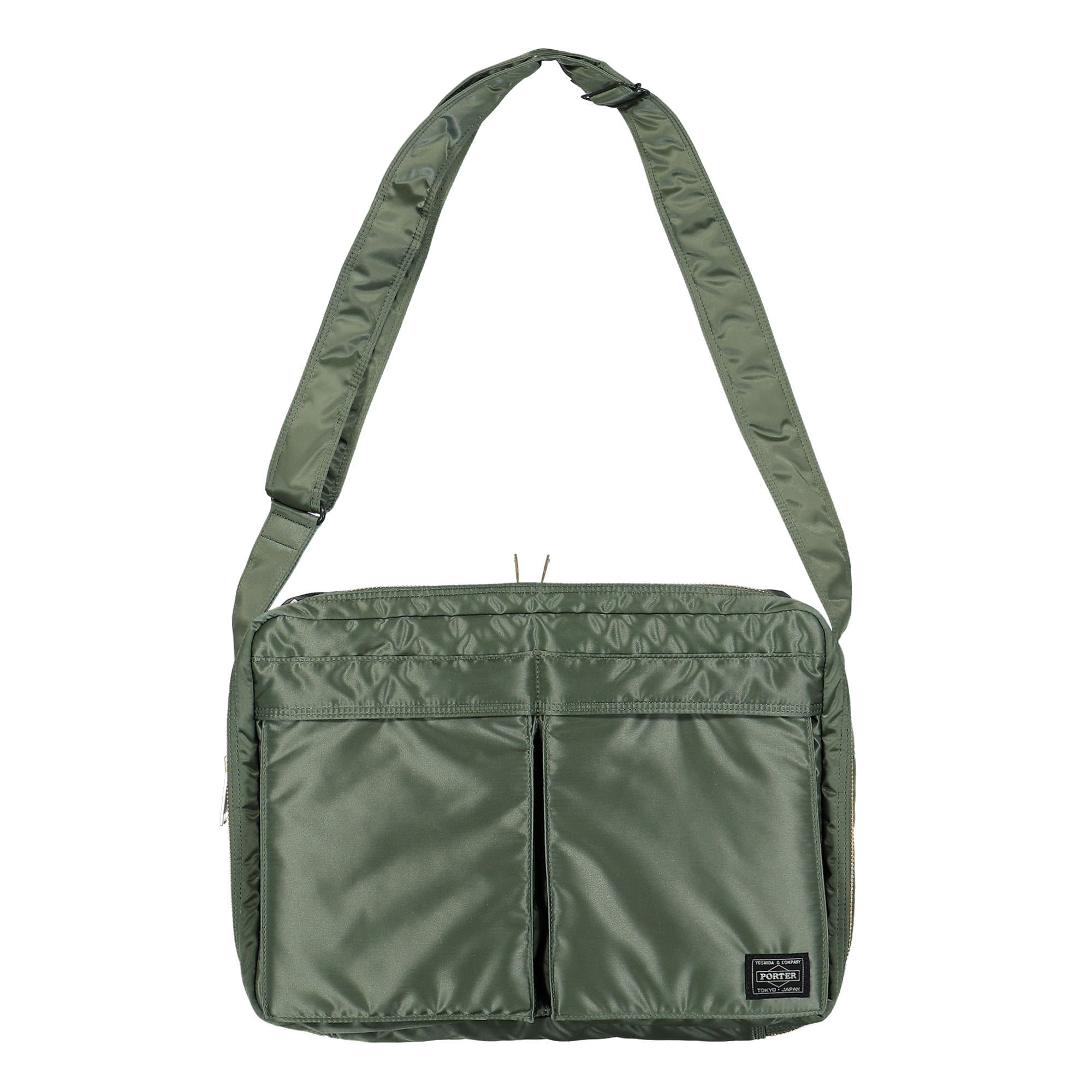 Porter-Yoshida & Co. Tanker Shoulder Bag Sage Green Shoulder & Cross Body Bags 622-77137-30 | Overkill
