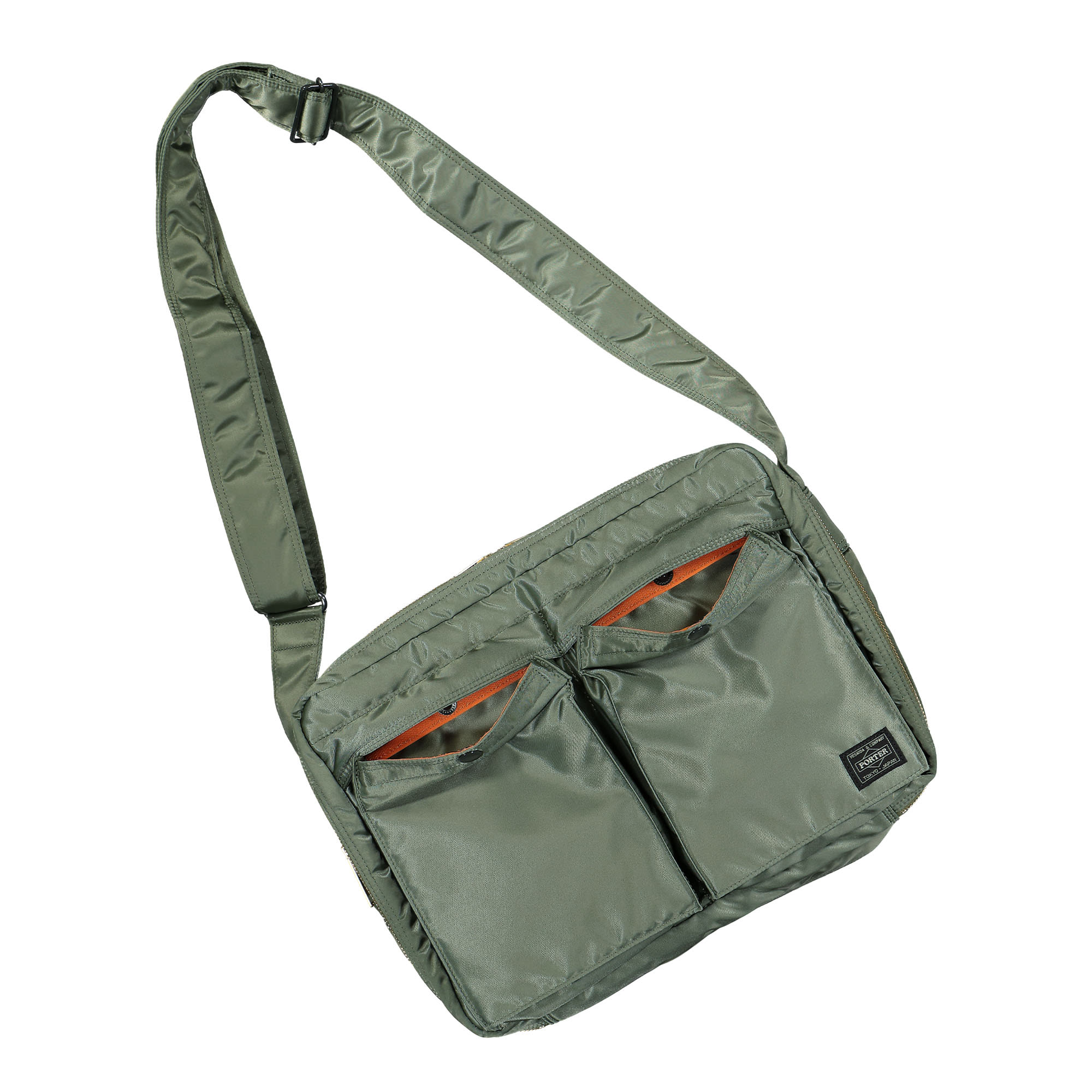 Porter-Yoshida & Co. Tanker Shoulder Bag Sage Green Shoulder & Cross Body Bags Material | Overkill