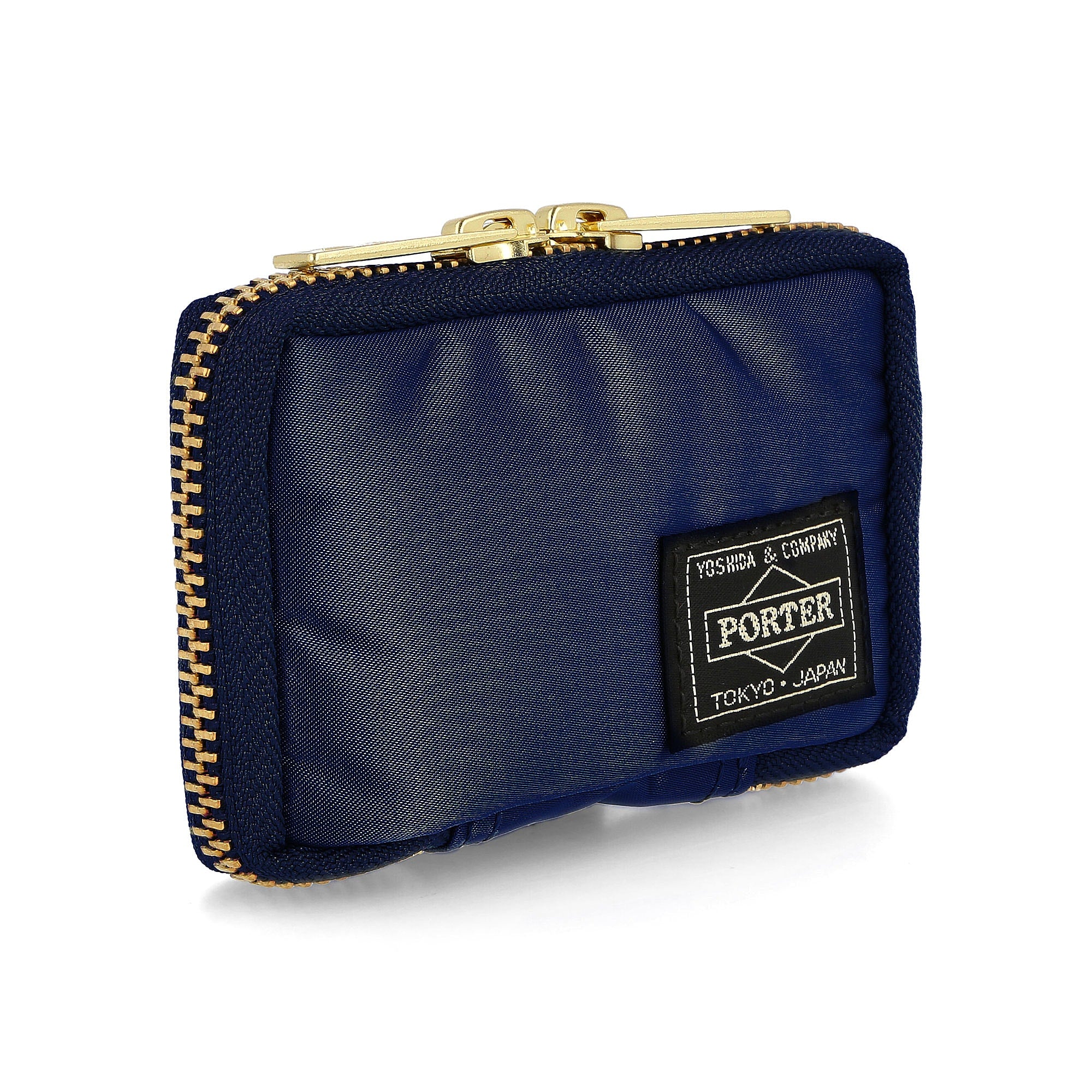 Porter-Yoshida & Co. Tanker Key Case Iron Blue Wallets & Cases Close-up | Overkill